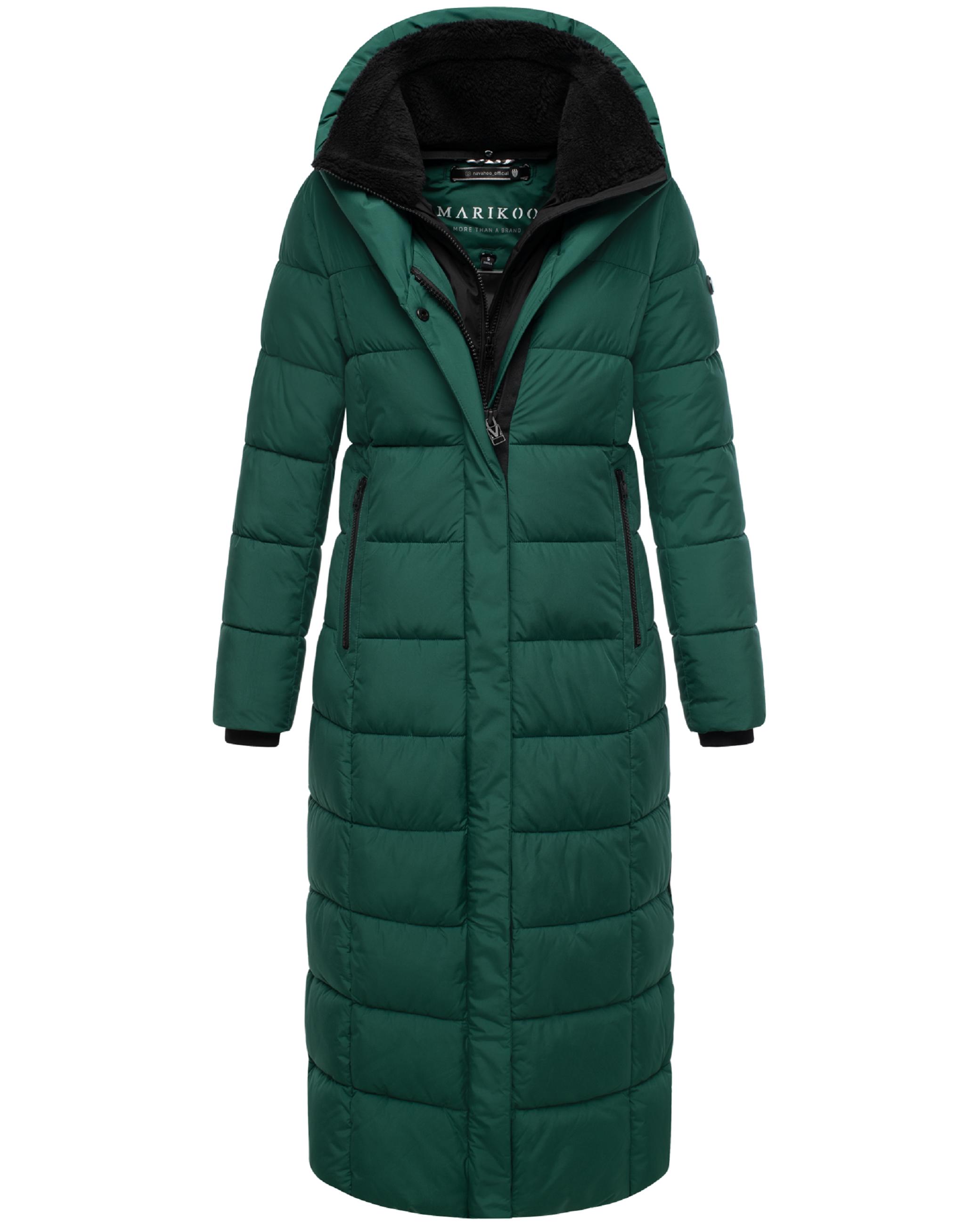 Extra-langer Steppmantel "Pakoraa 16" Evergreen