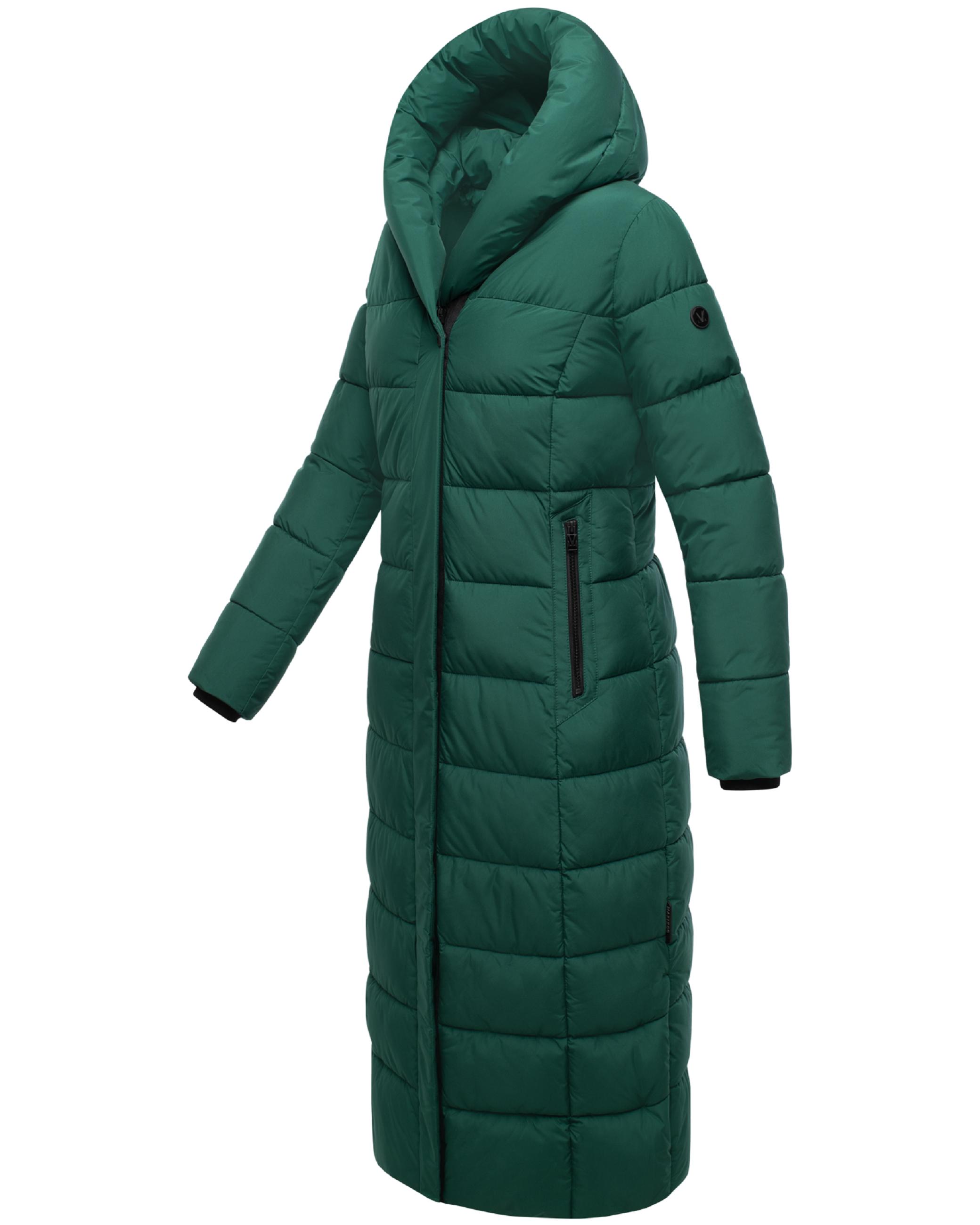 Extra-langer Steppmantel "Pakoraa 16" Evergreen