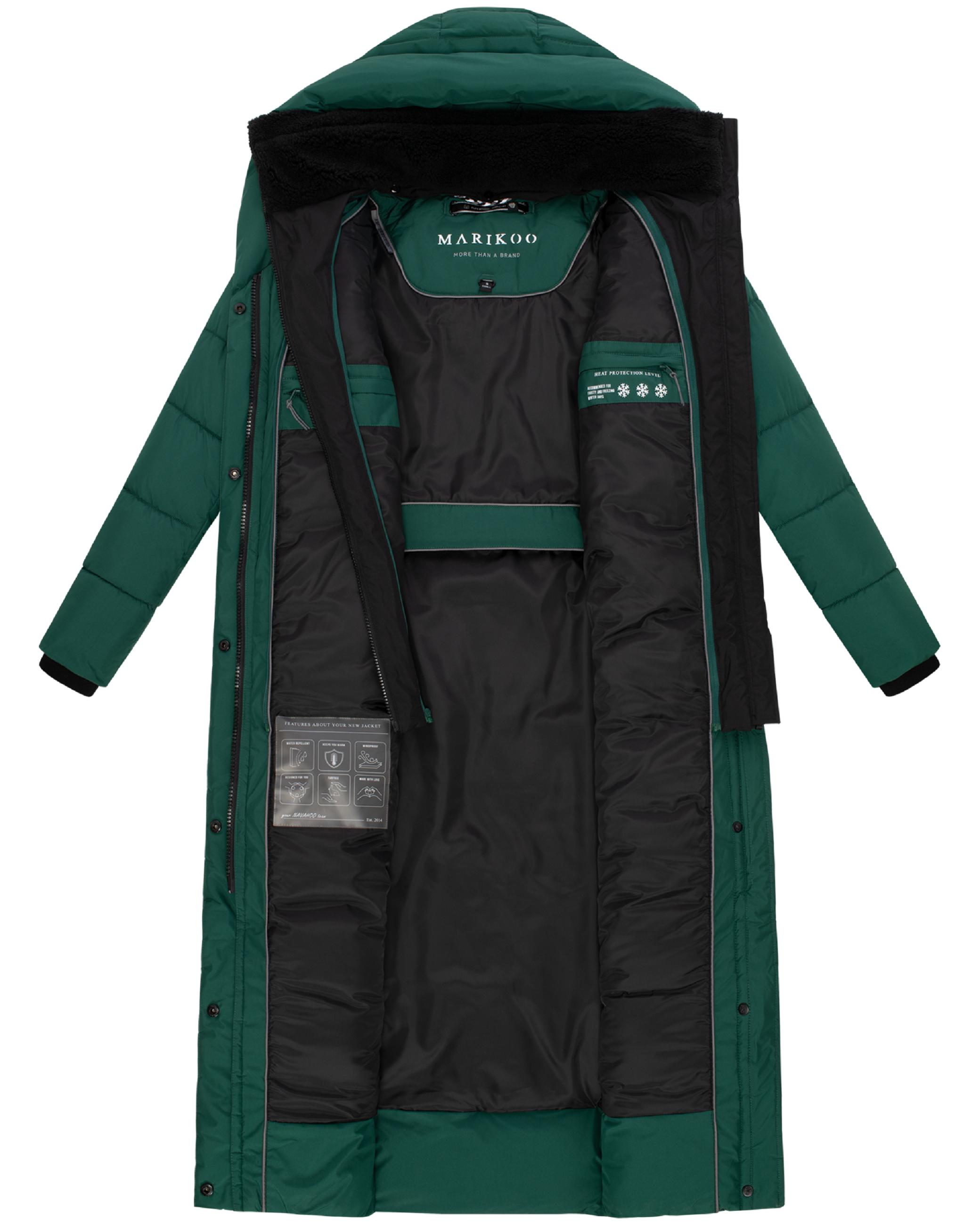 Extra-langer Steppmantel "Pakoraa 16" Evergreen