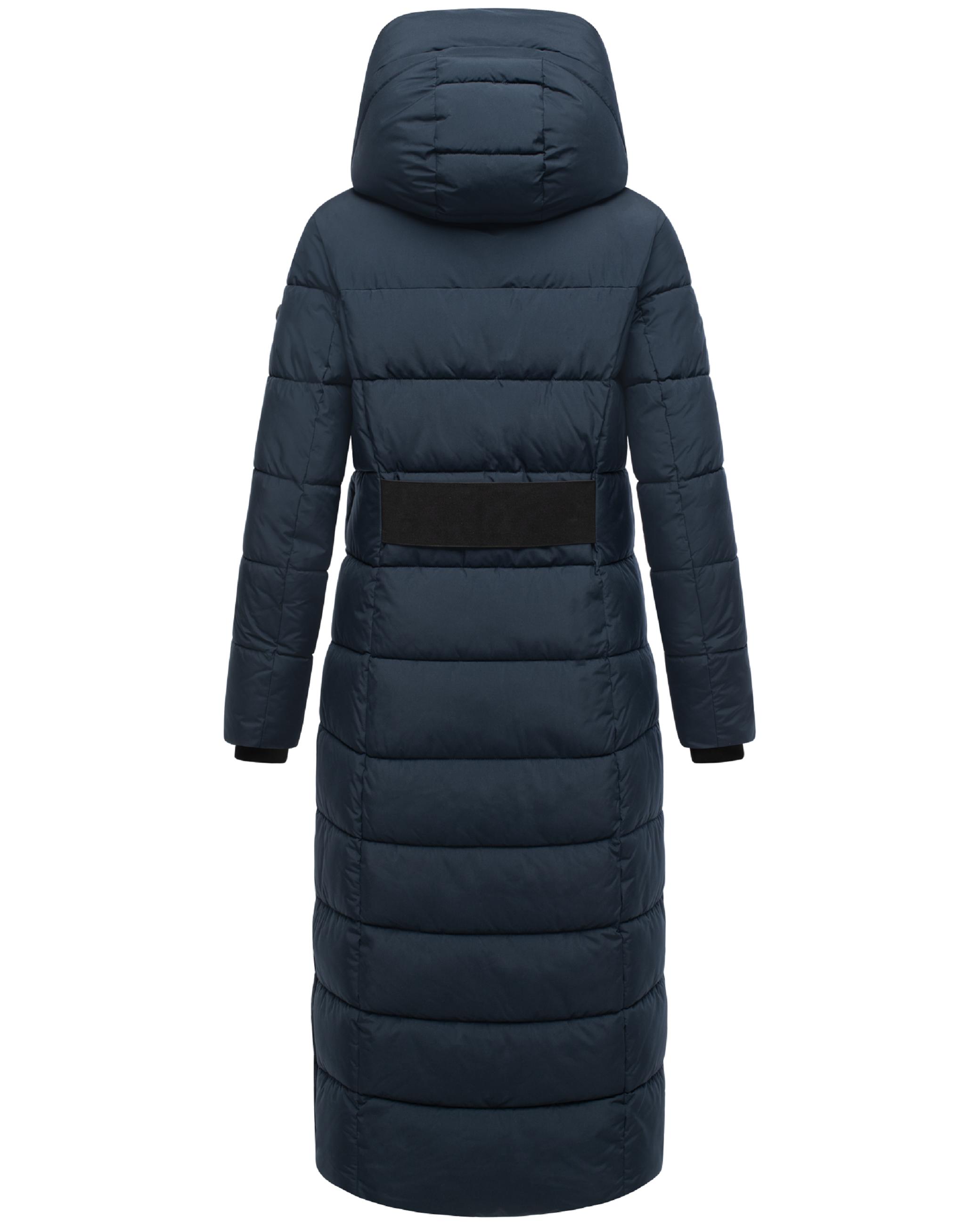Extra-langer Steppmantel "Pakoraa 16" Navy