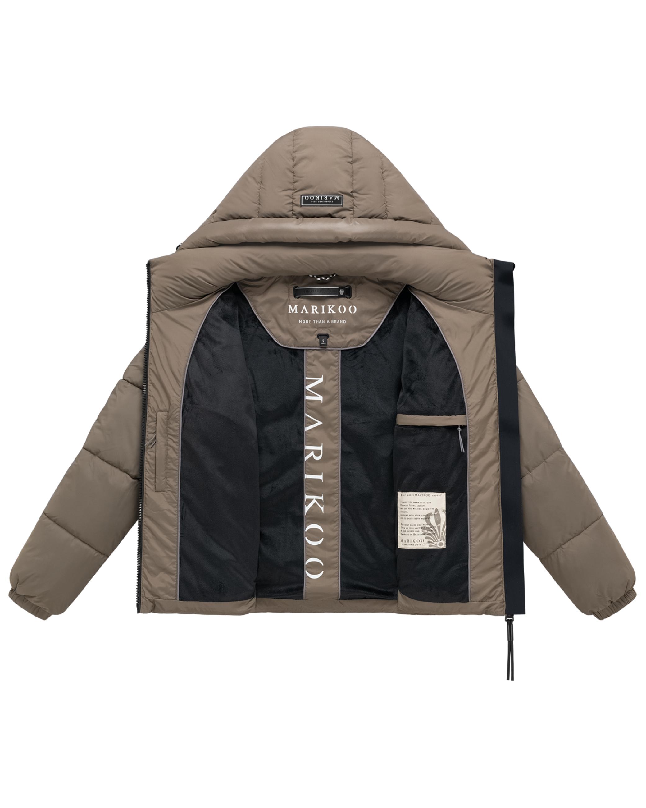 Steppjacke "Pinaa XVI" Stone Brown