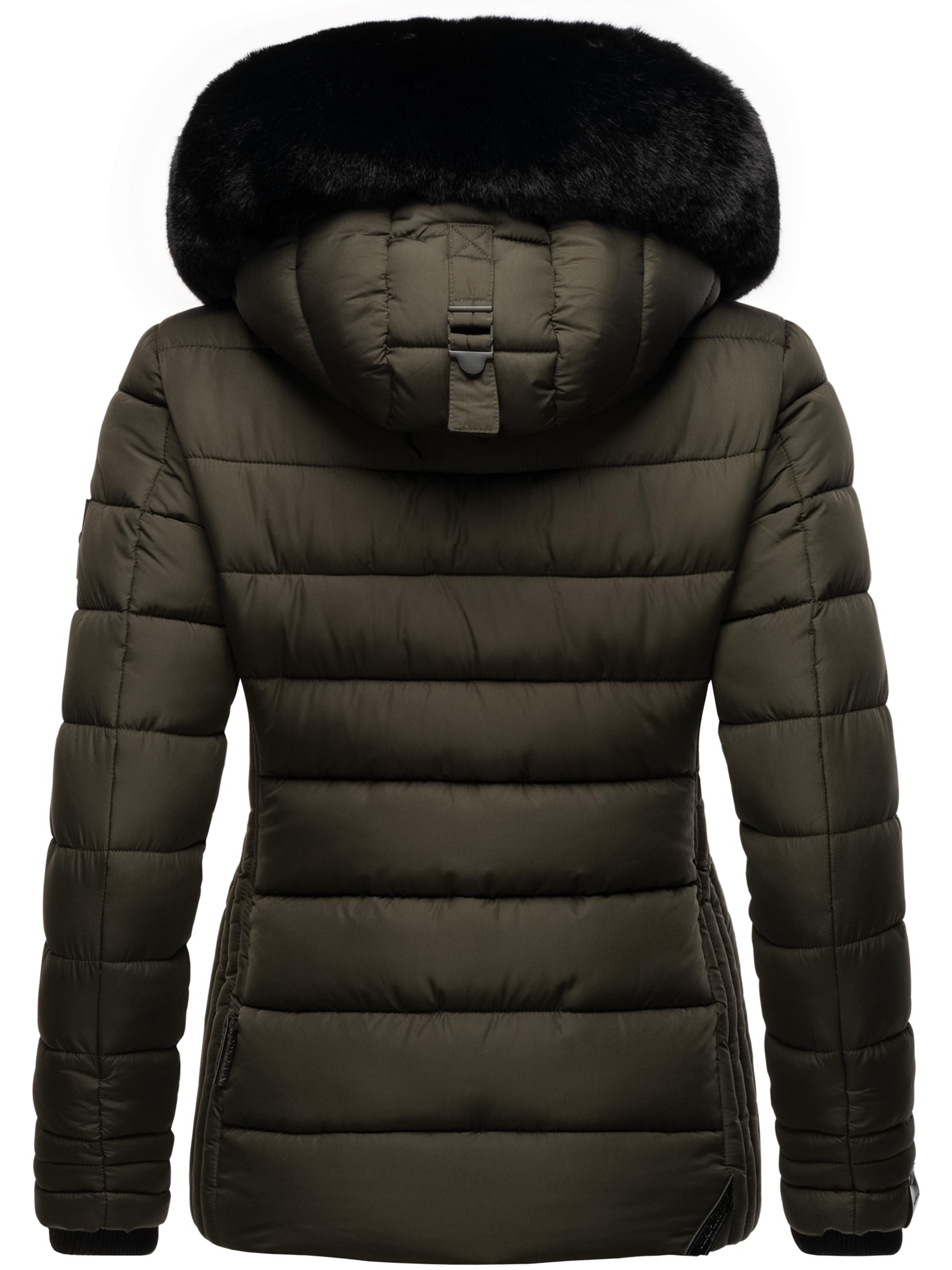 Winter Steppjacke mit Kapuze "Qesraa" Anthracite