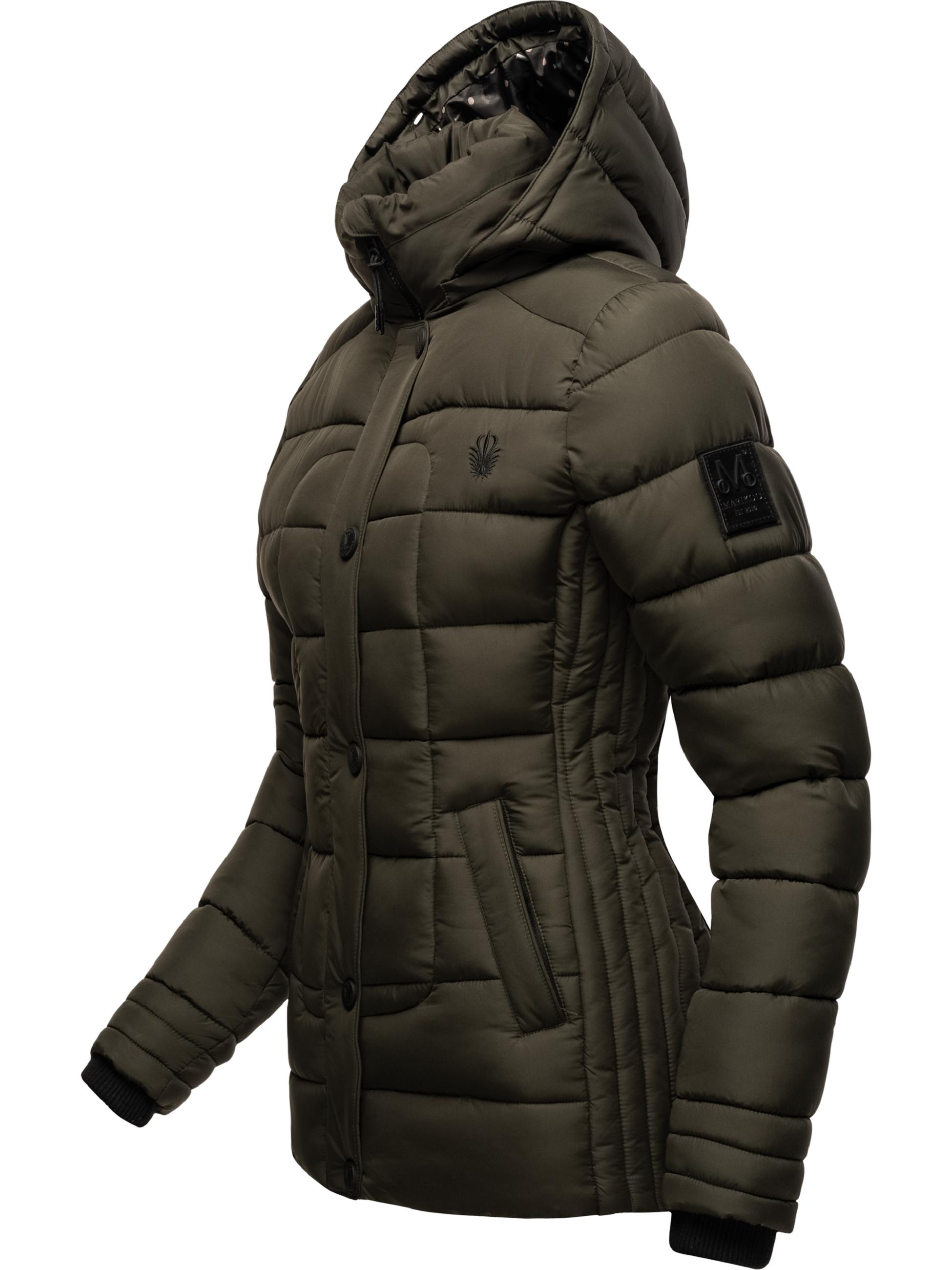 Winter Steppjacke mit Kapuze "Qesraa" Anthracite