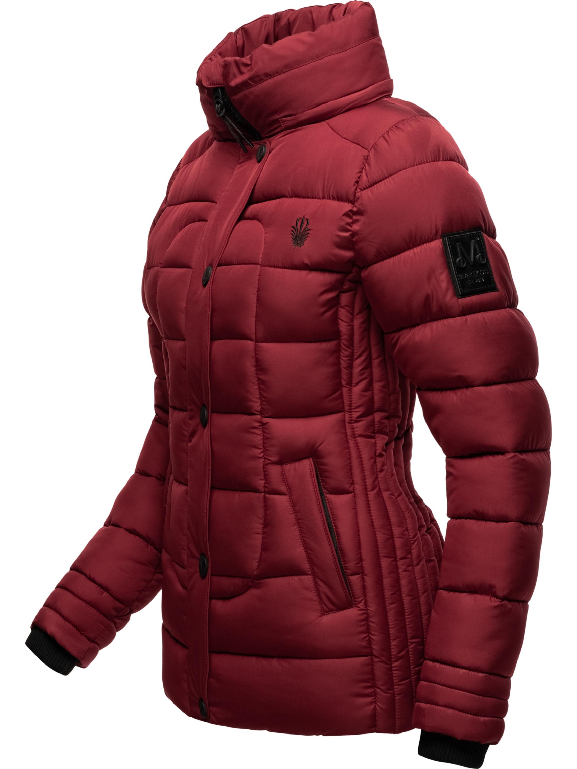 Winter Steppjacke mit Kapuze "Qesraa" Bordeaux