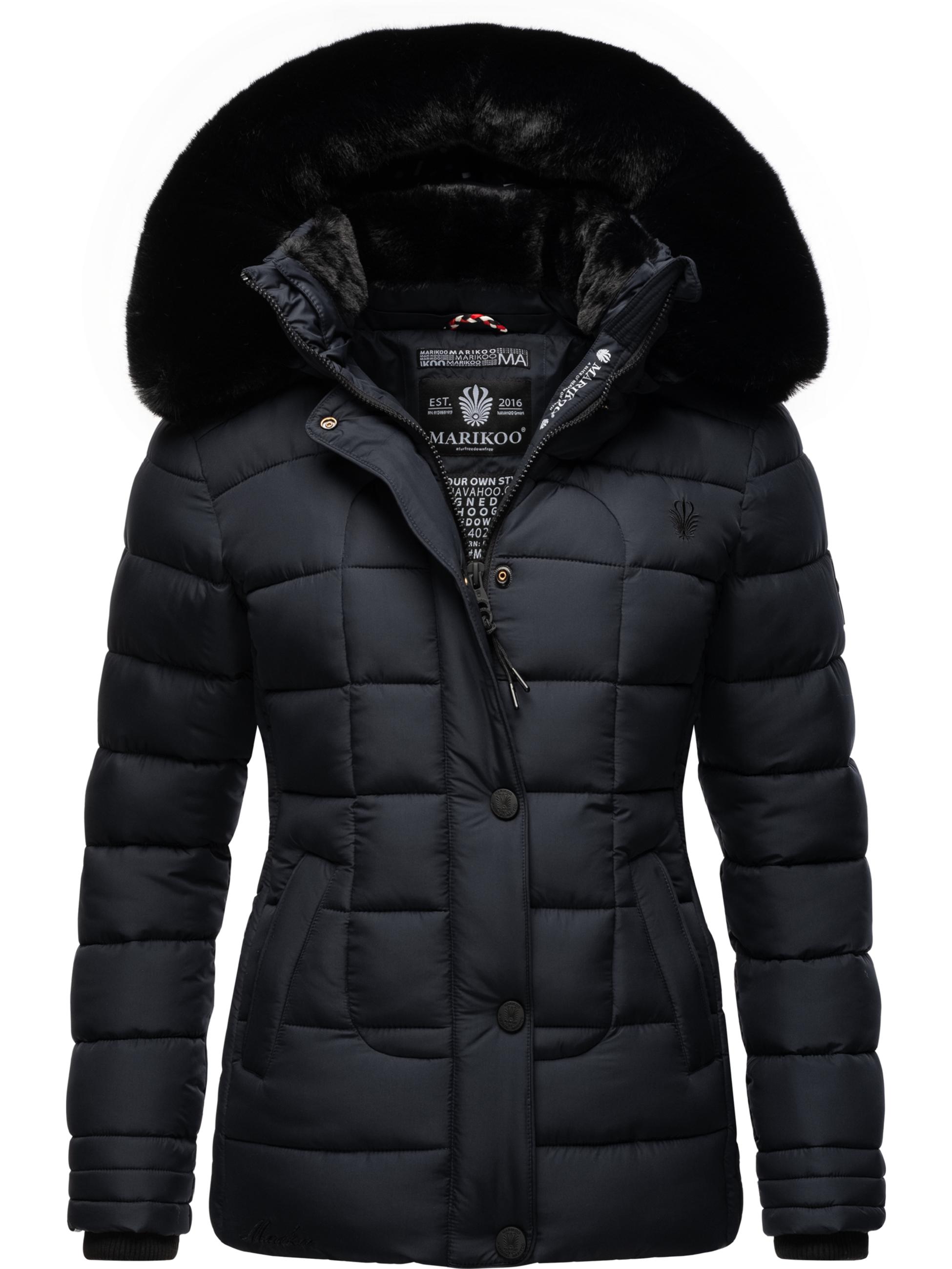 Winter Steppjacke mit Kapuze "Qesraa" Navy