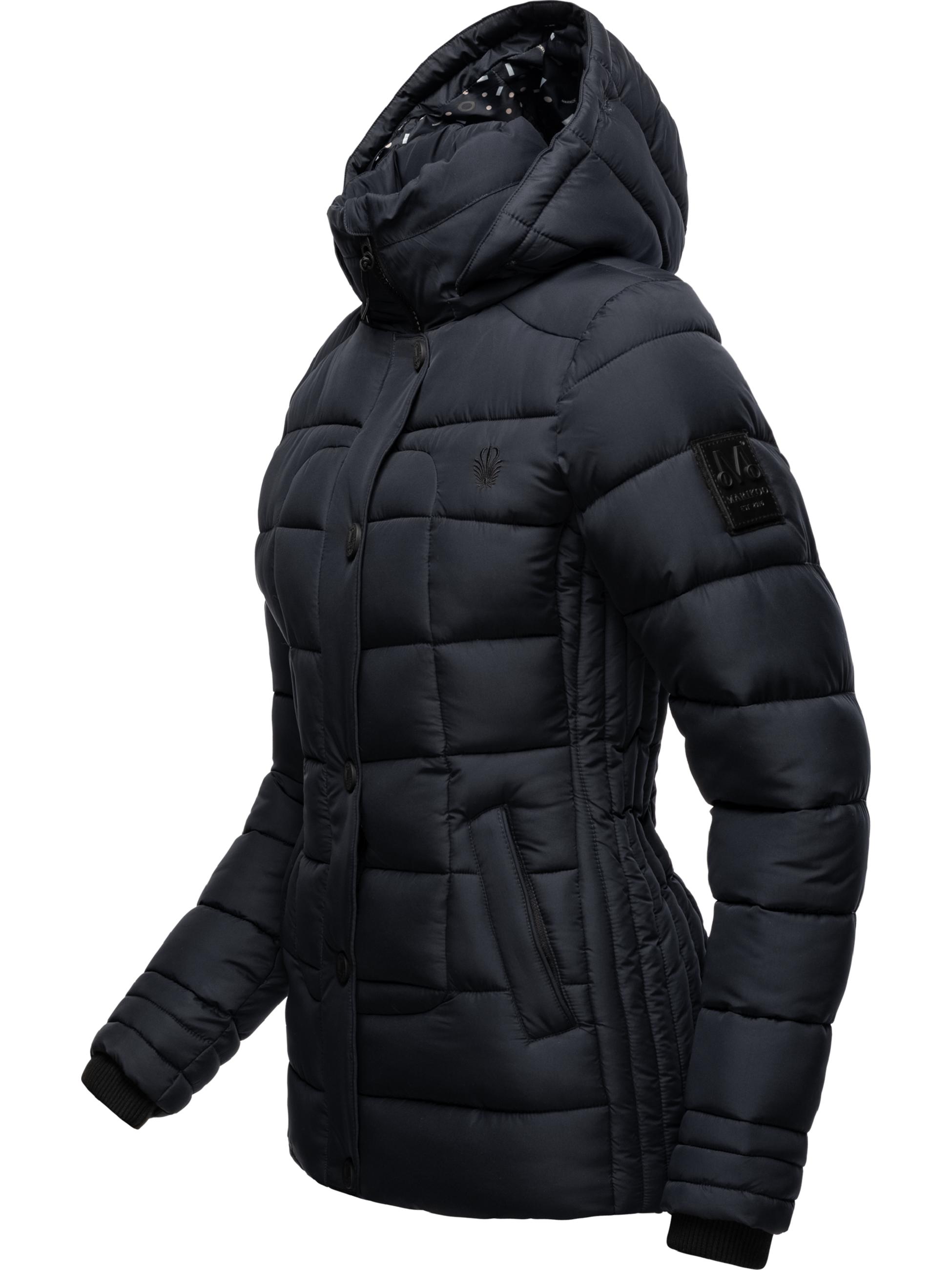 Winter Steppjacke mit Kapuze "Qesraa" Navy