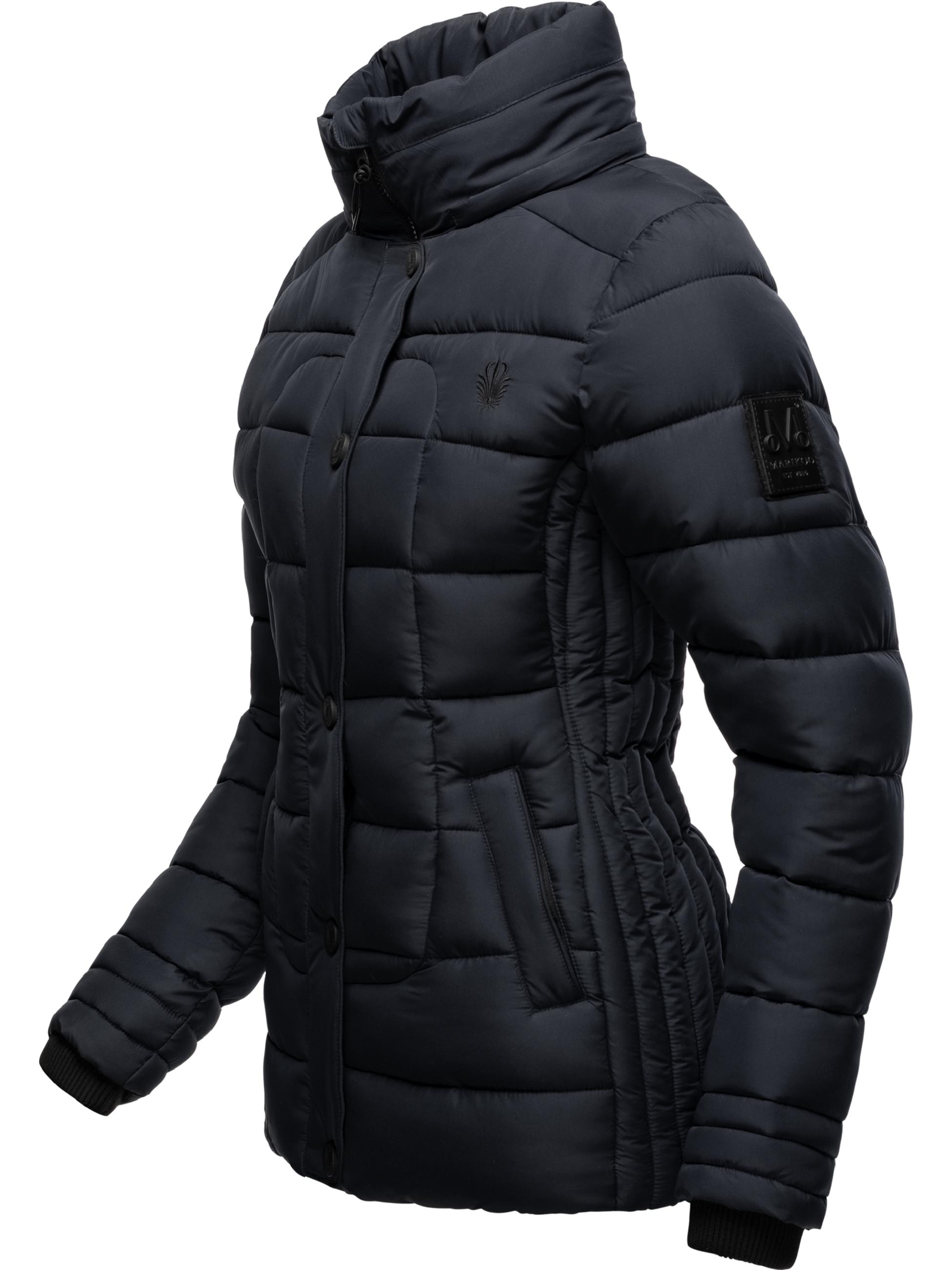 Winter Steppjacke mit Kapuze "Qesraa" Navy