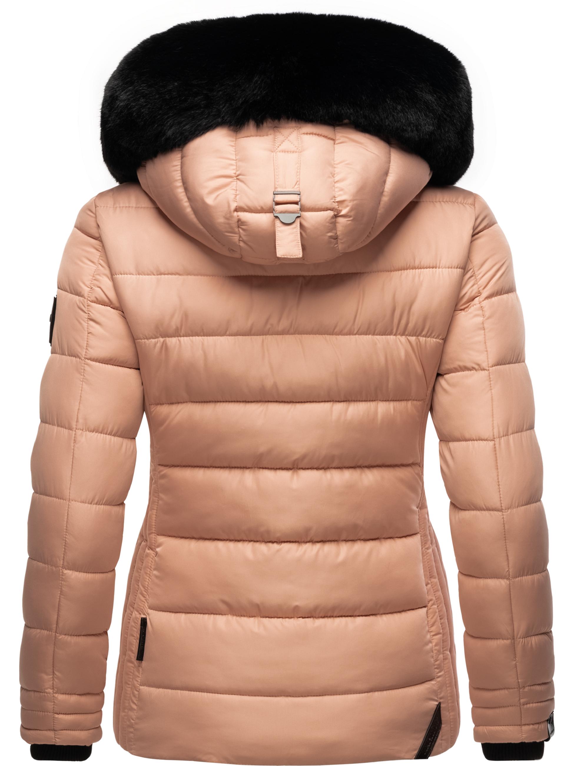 Winter Steppjacke mit Kapuze "Qesraa" Rose