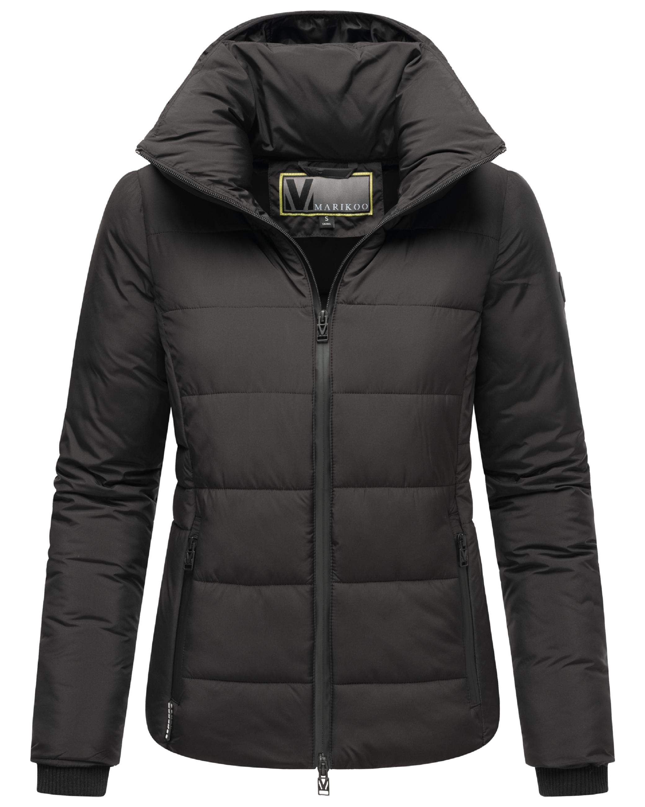 Steppjacke mit Kapuze "Radaa 16" Black