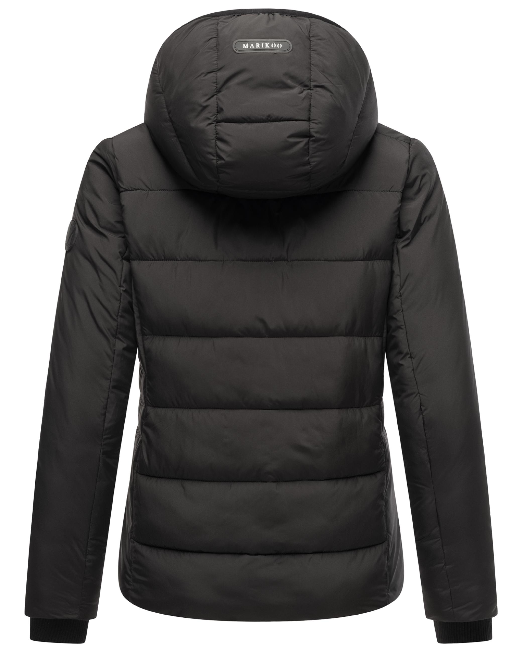 Steppjacke mit Kapuze "Radaa 16" Black