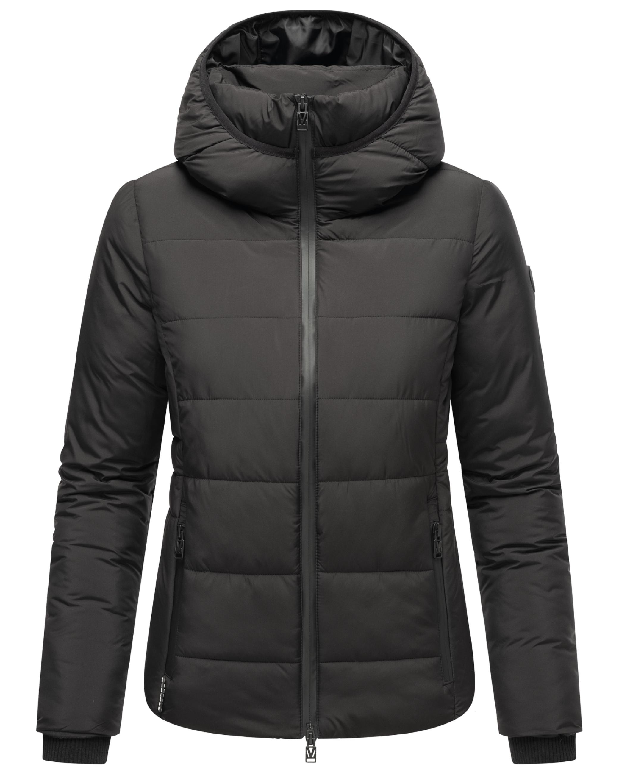 Steppjacke mit Kapuze "Radaa 16" Black