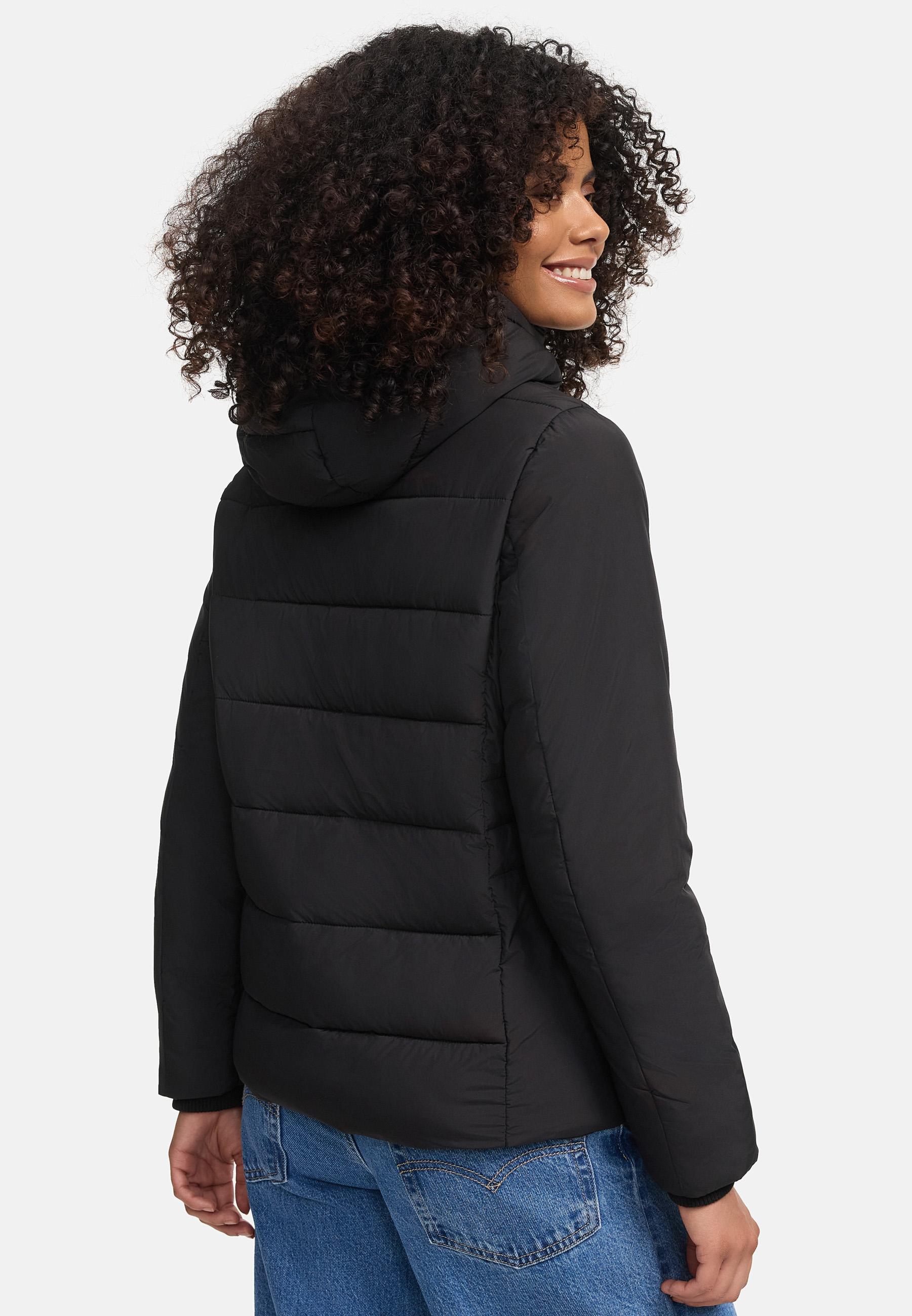 Steppjacke mit Kapuze "Radaa 16" Black