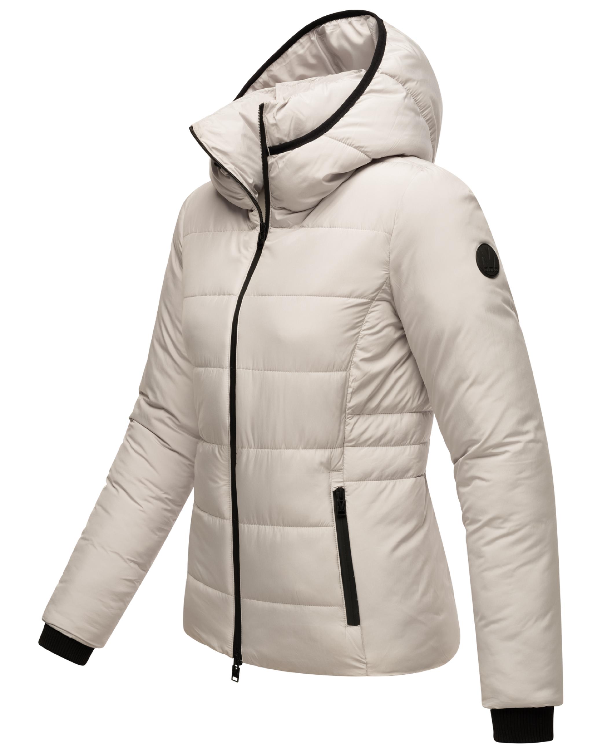 Steppjacke mit Kapuze "Radaa 16" Light Grey