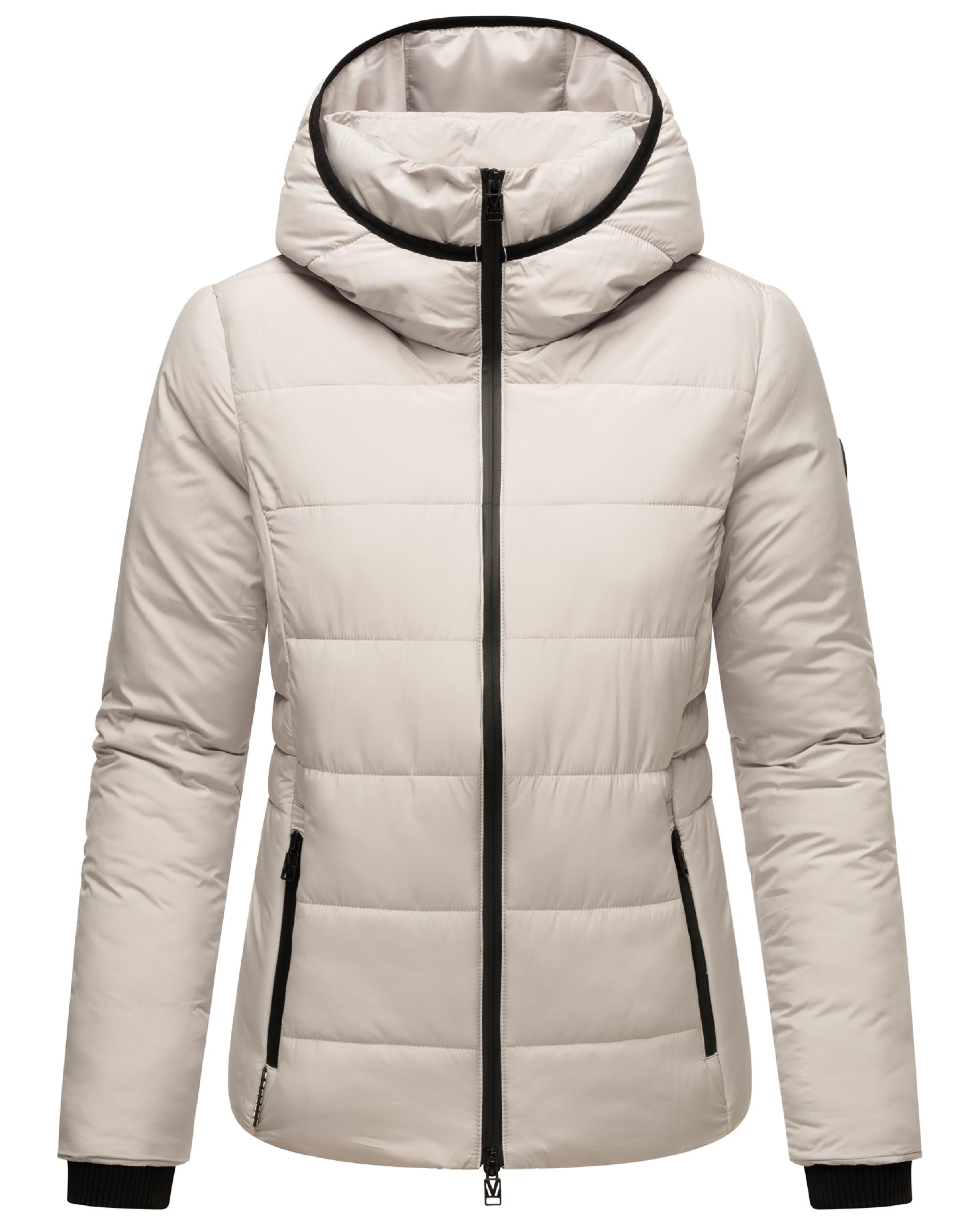 Steppjacke mit Kapuze "Radaa 16" Light Grey