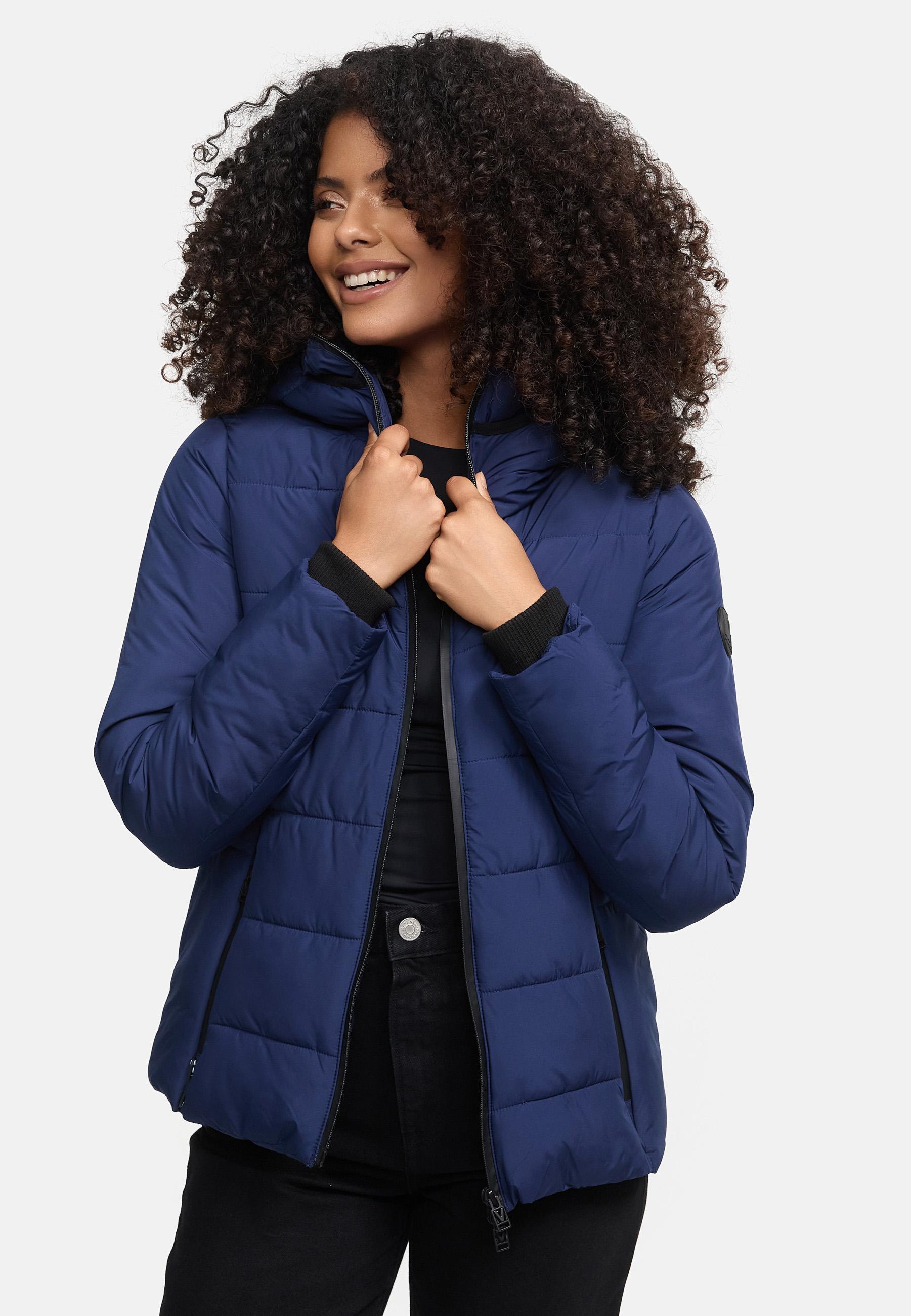 Steppjacke mit Kapuze "Radaa 16" Navy