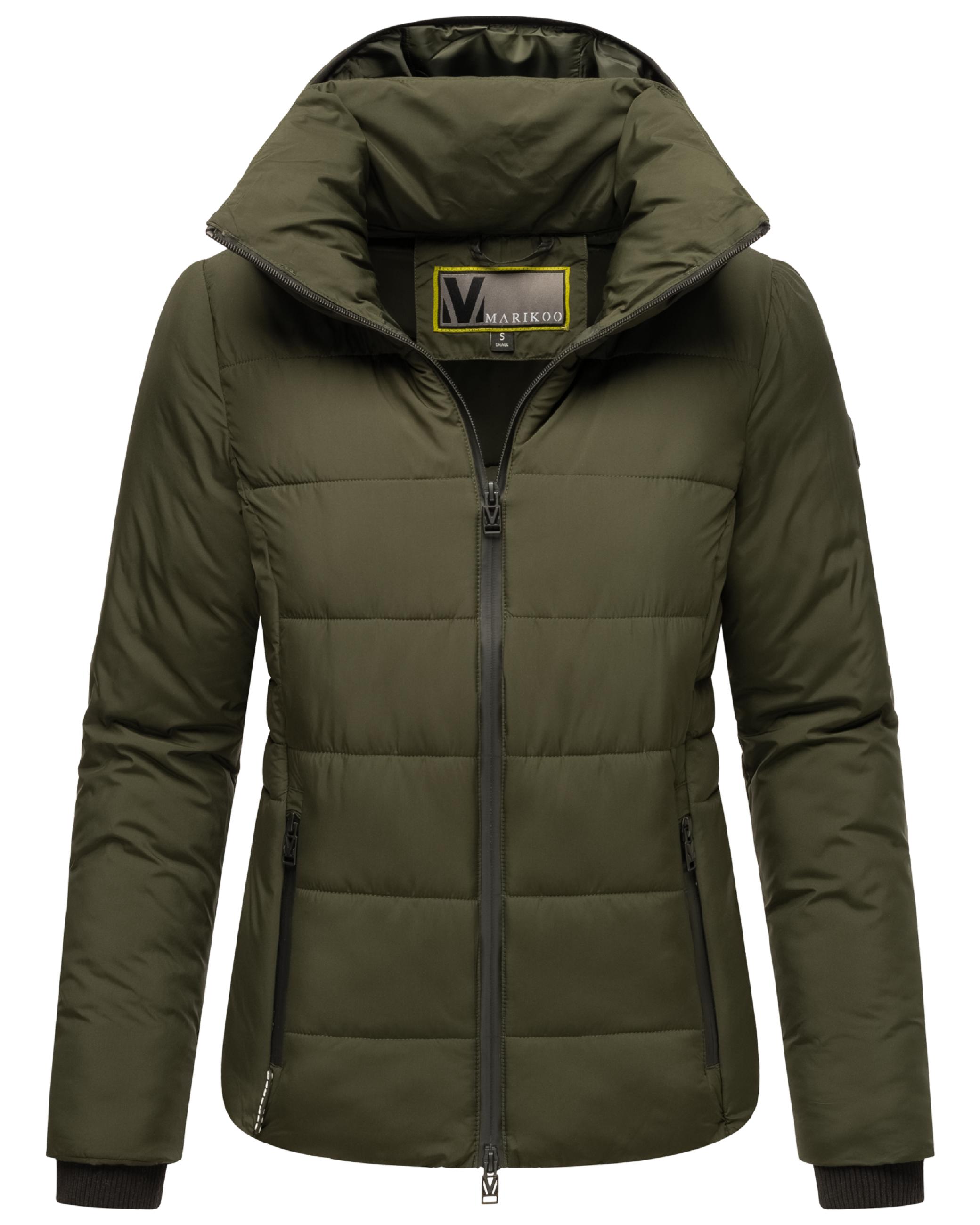 Steppjacke mit Kapuze "Radaa 16" Olive