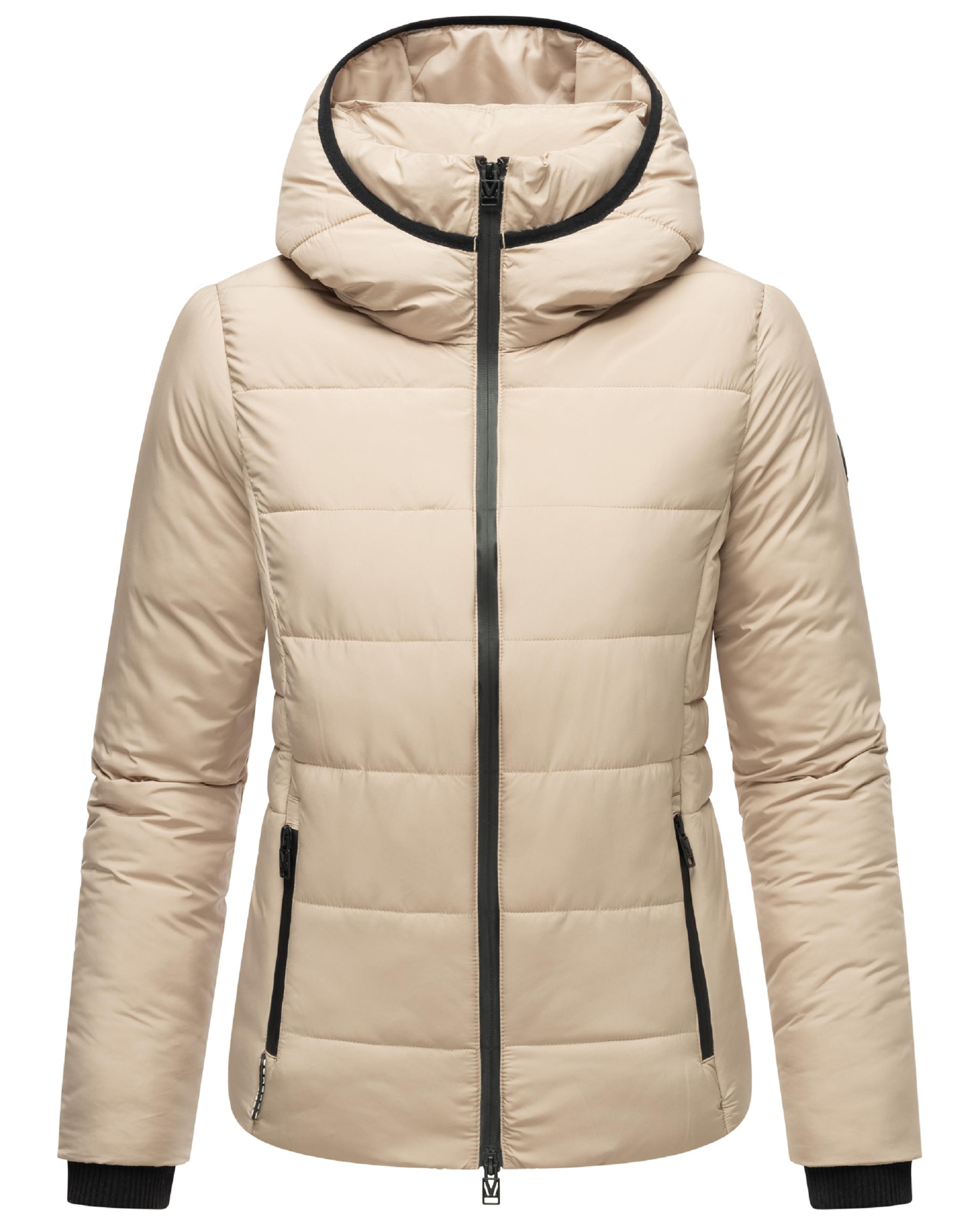 Steppjacke mit Kapuze "Radaa 16" Taupe Grey