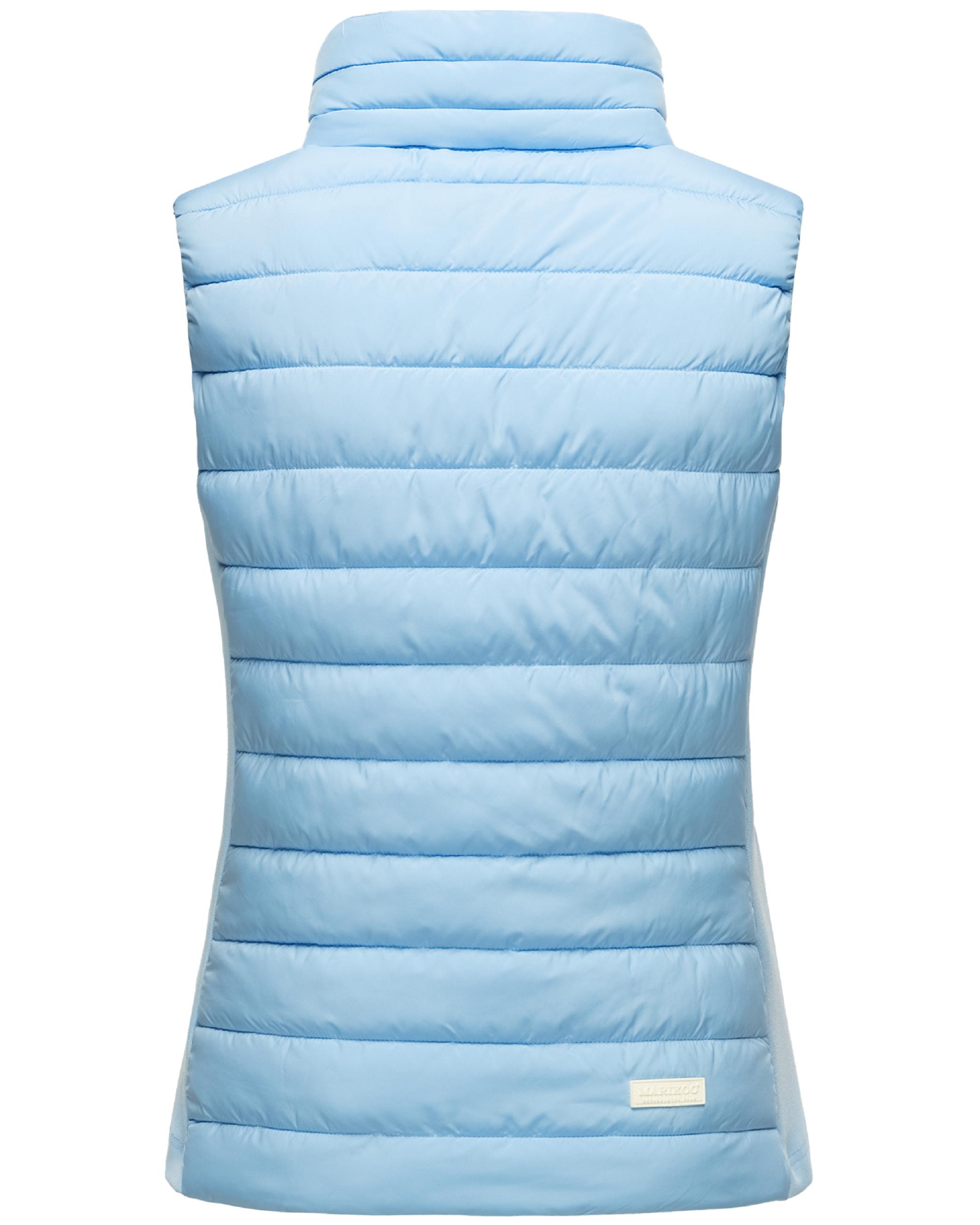 Leichte Steppweste mit seitlichen Rippbündchen "Reimii" Baby Blue