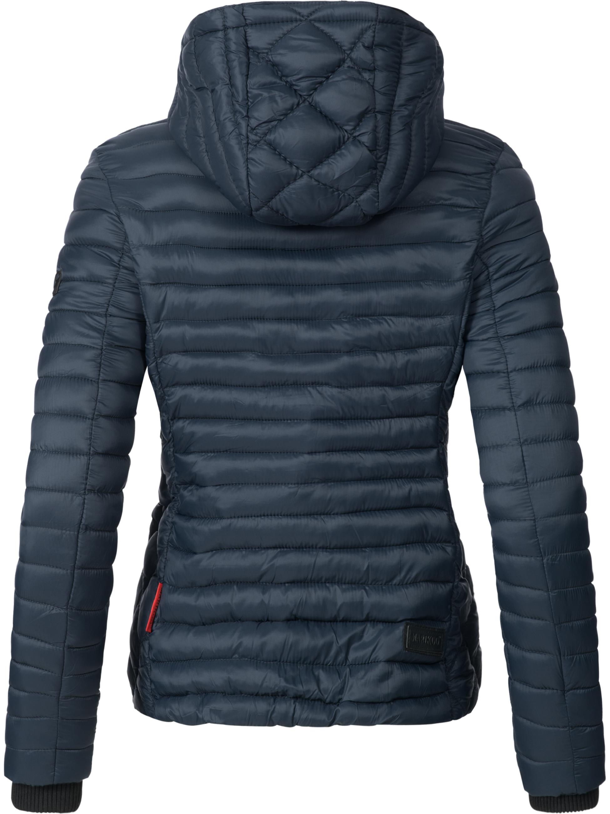 Leichte Steppjacke mit Kapuze "Samtpfote" Blau