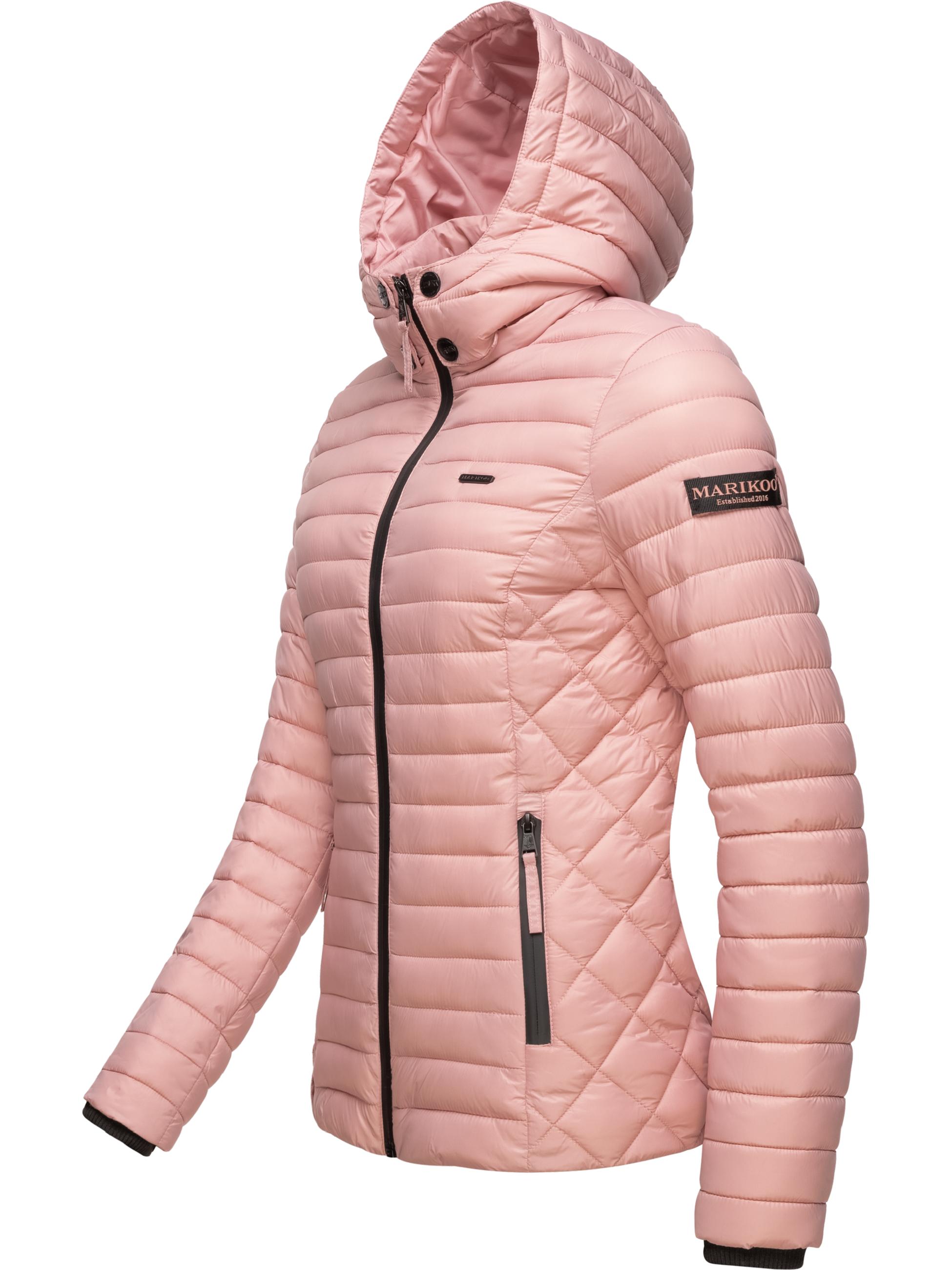 Leichte Steppjacke mit Kapuze "Samtpfote" Powder Rose