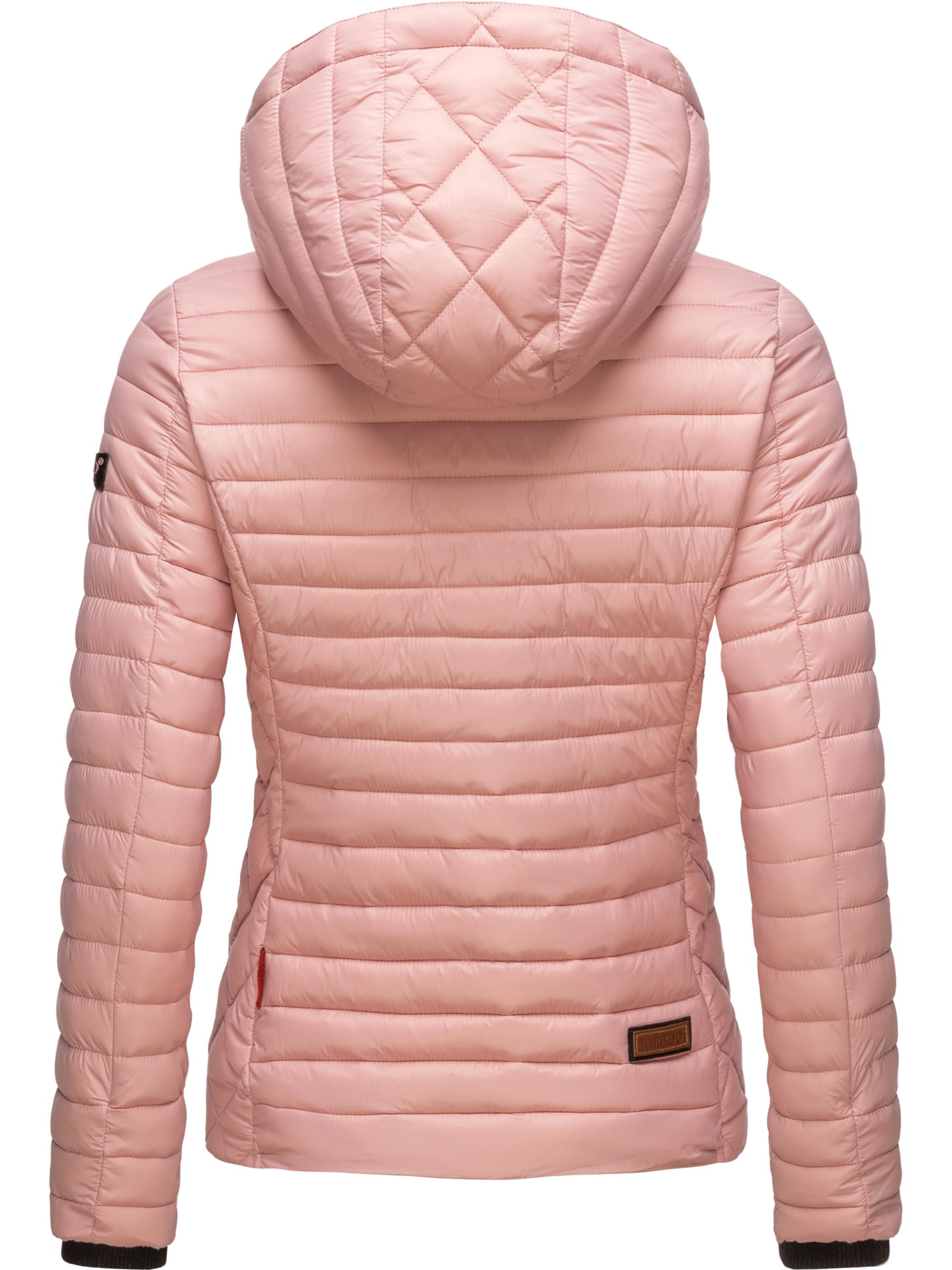 Leichte Steppjacke mit Kapuze "Samtpfote" Powder Rose