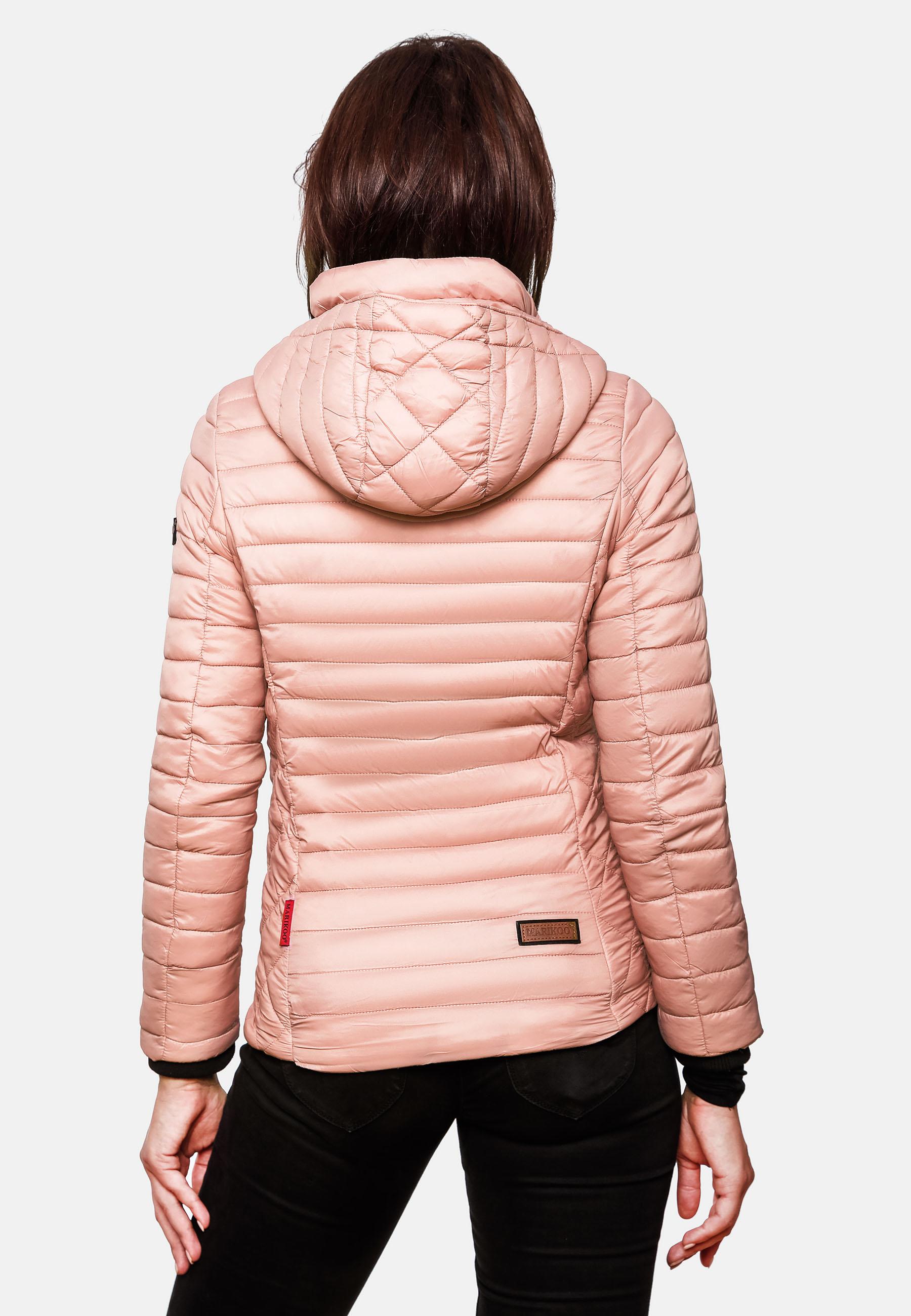 Leichte Steppjacke mit Kapuze "Samtpfote" Powder Rose