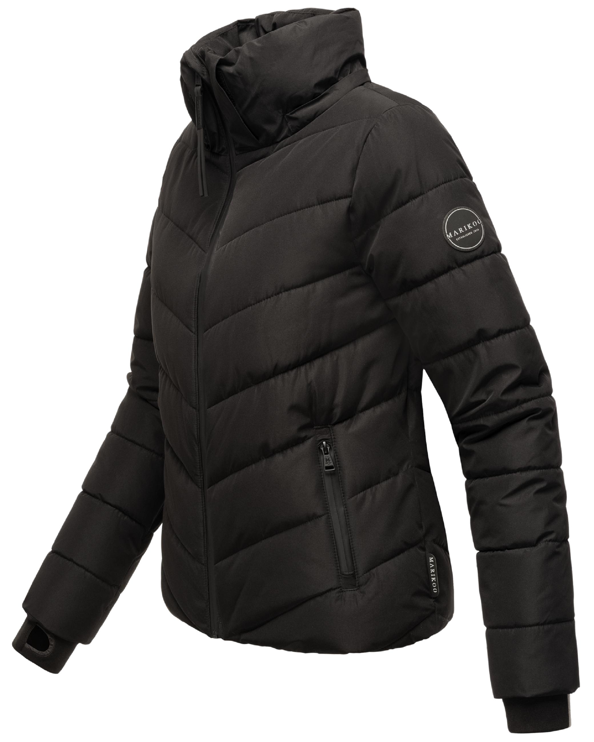 Steppjacke mit Kapuze "Samuiaa XVI" Black