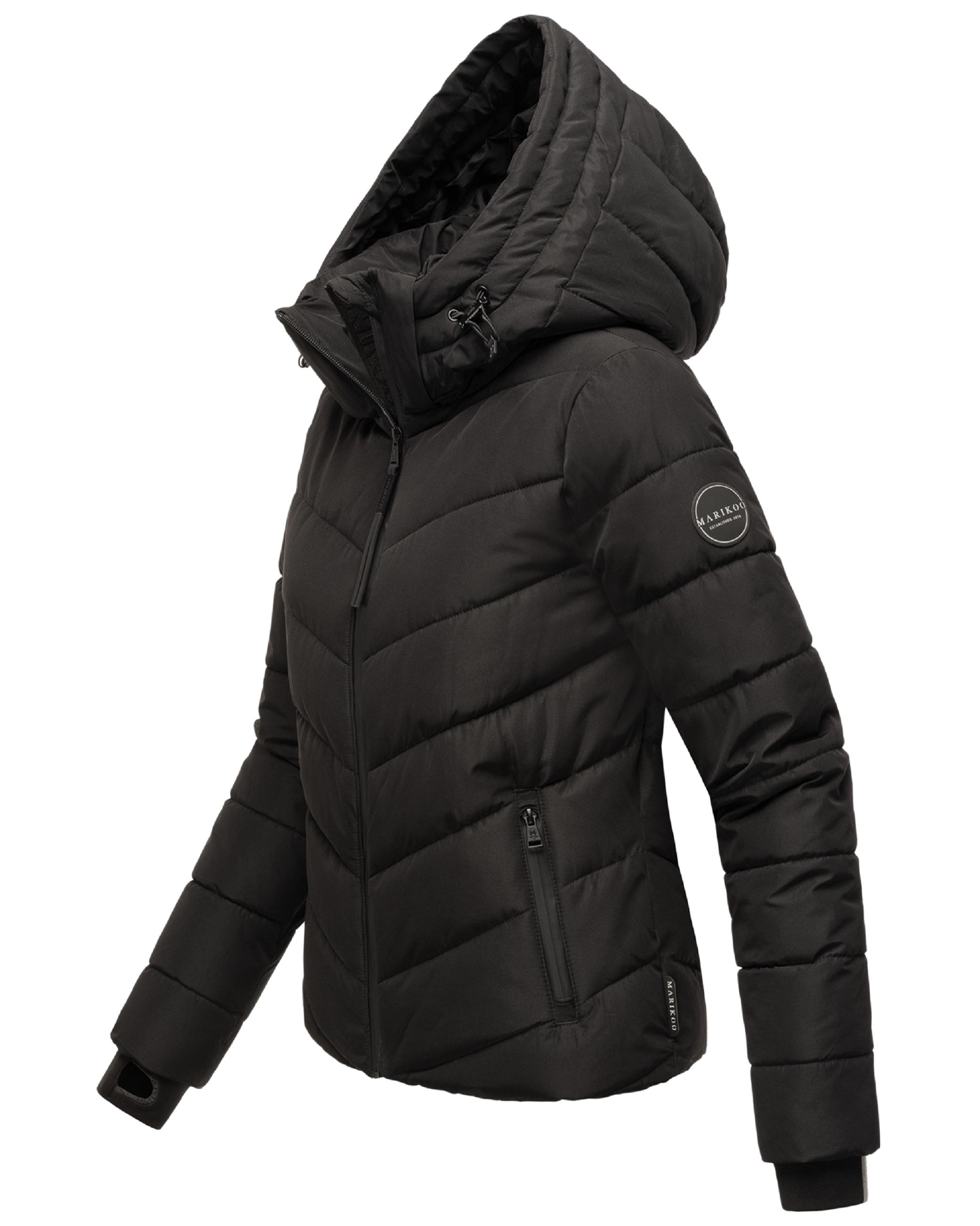 Steppjacke mit Kapuze "Samuiaa XVI" Black