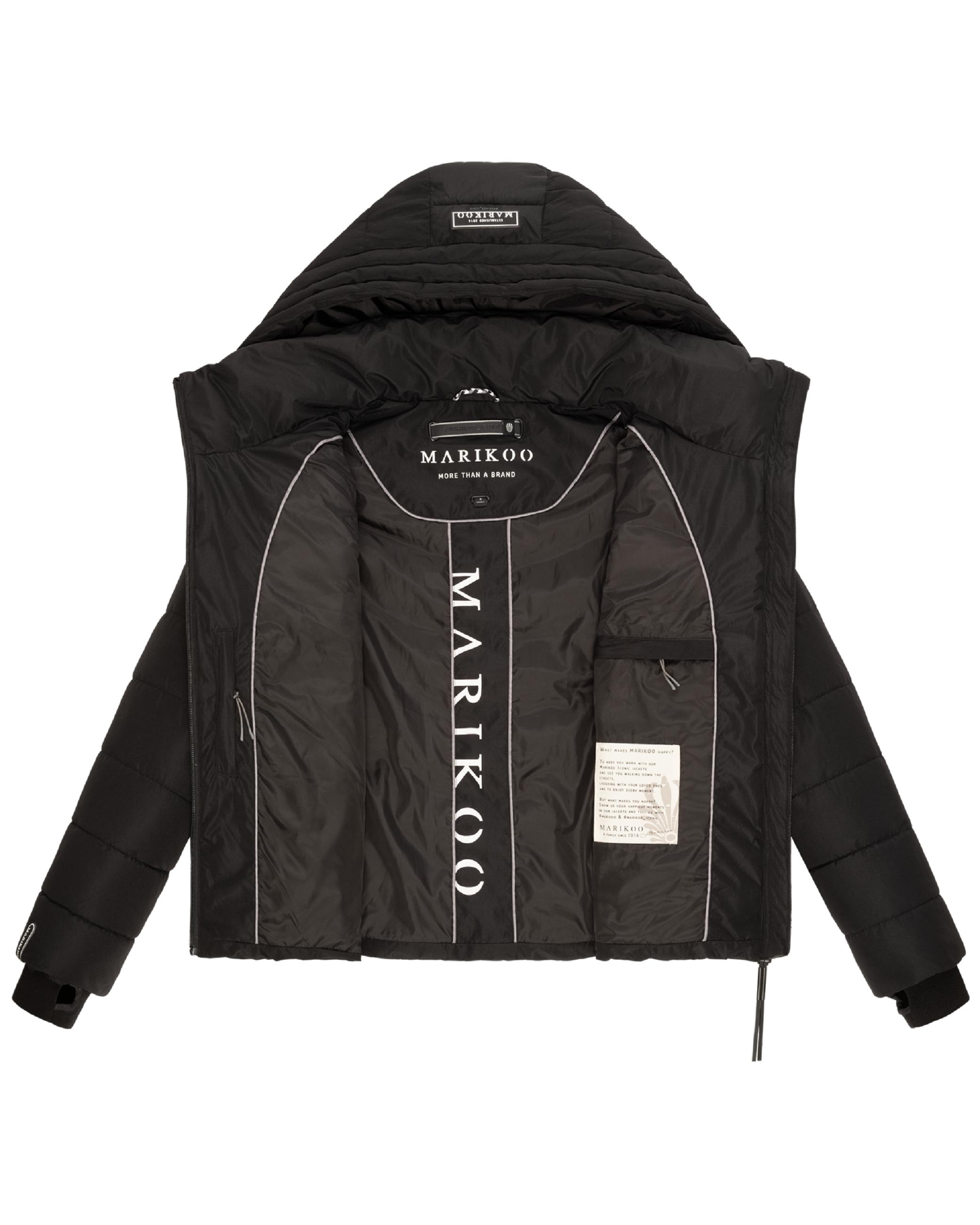 Steppjacke mit Kapuze "Samuiaa XVI" Black