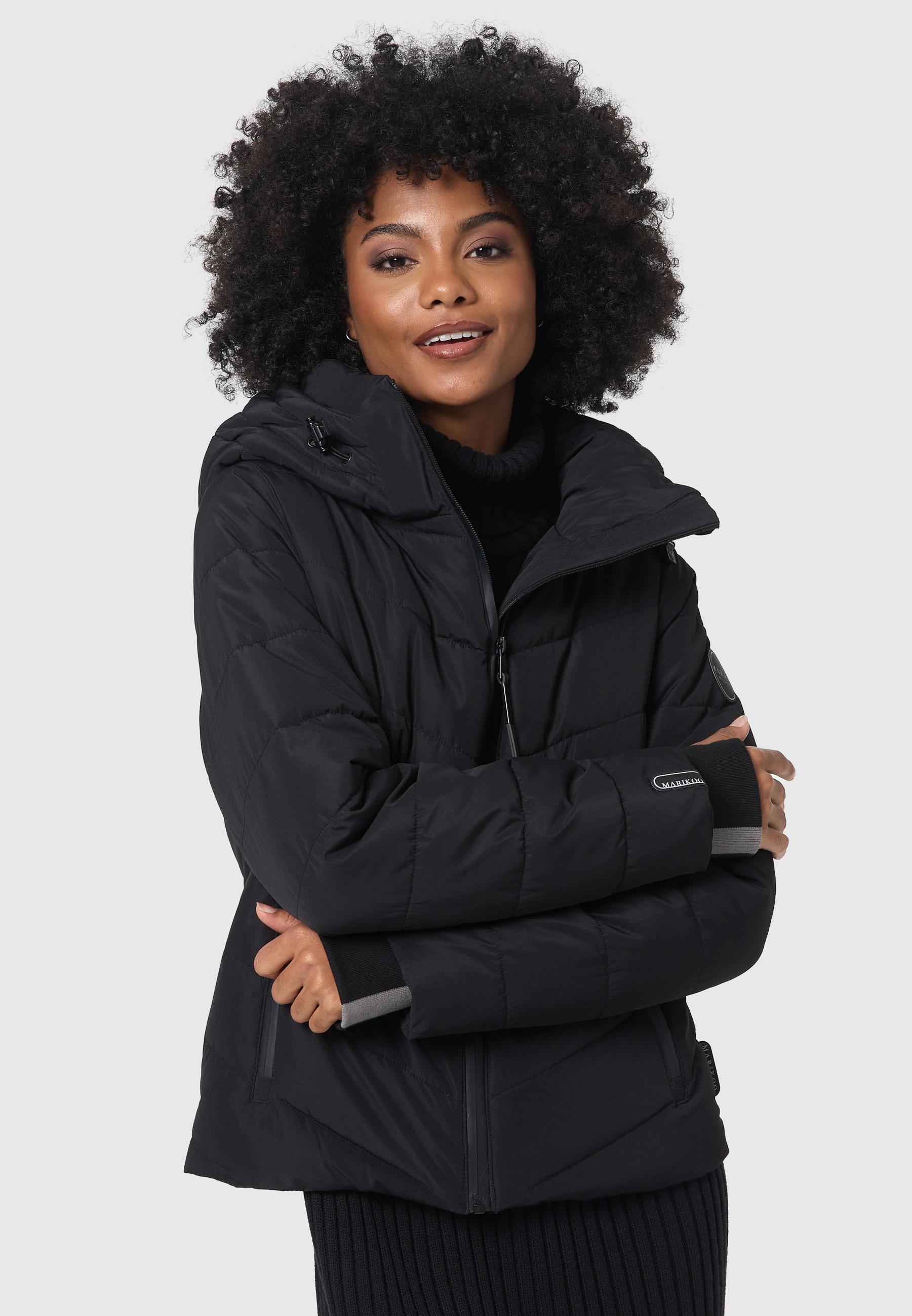 Steppjacke mit Kapuze "Samuiaa XVI" Black