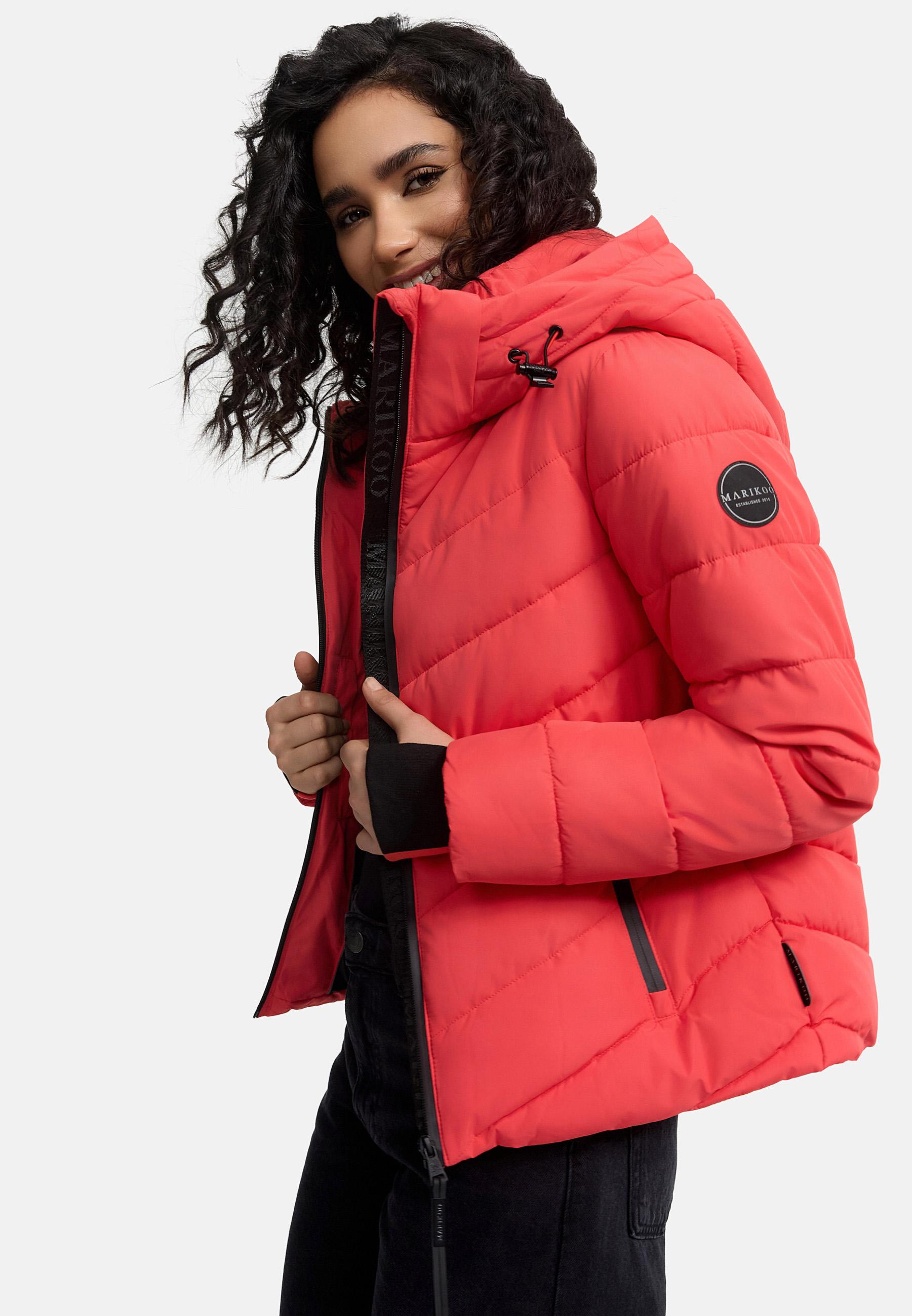 Steppjacke mit Kapuze "Samuiaa XVI" Coral Red