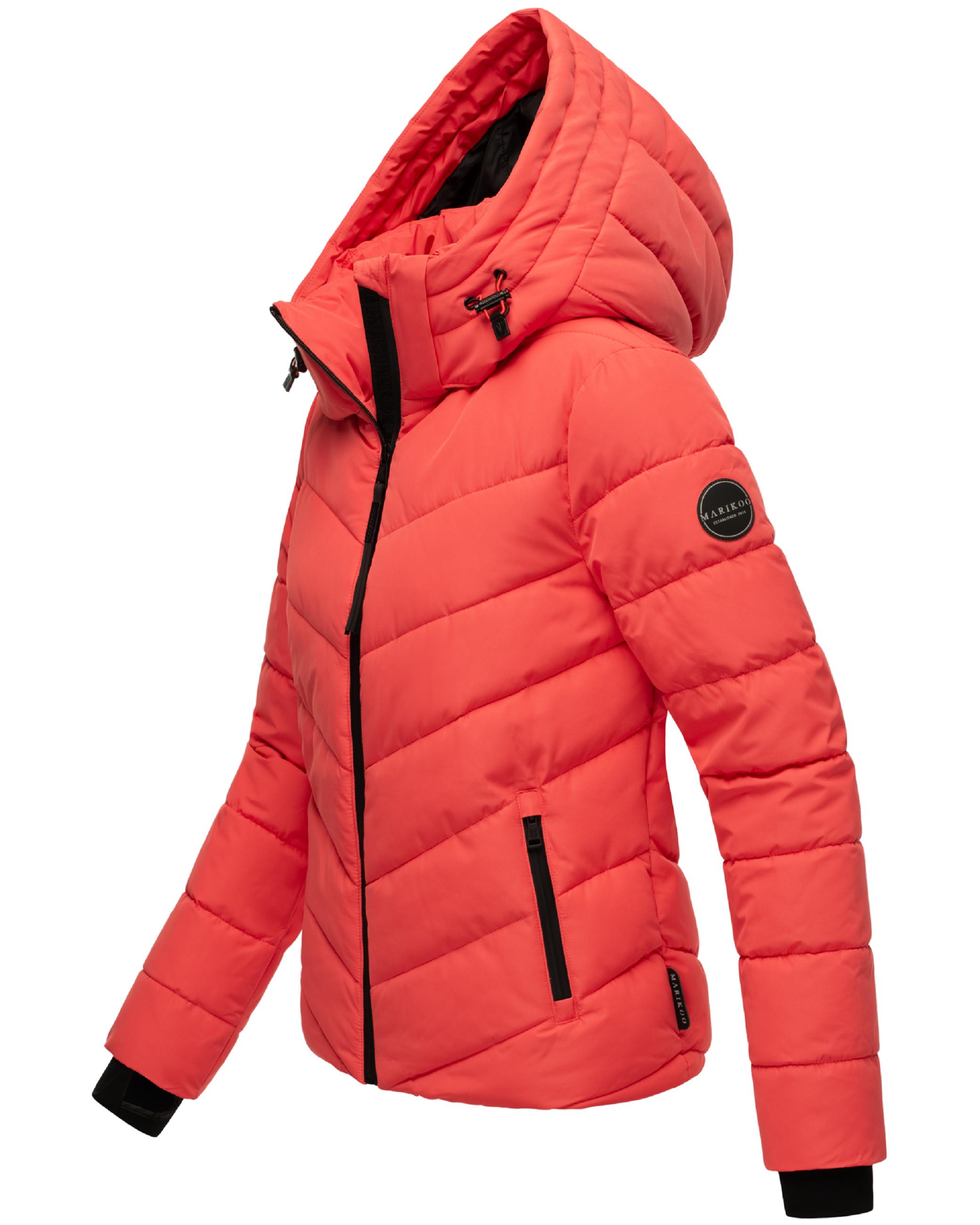 Steppjacke mit Kapuze "Samuiaa XVI" Coral Red