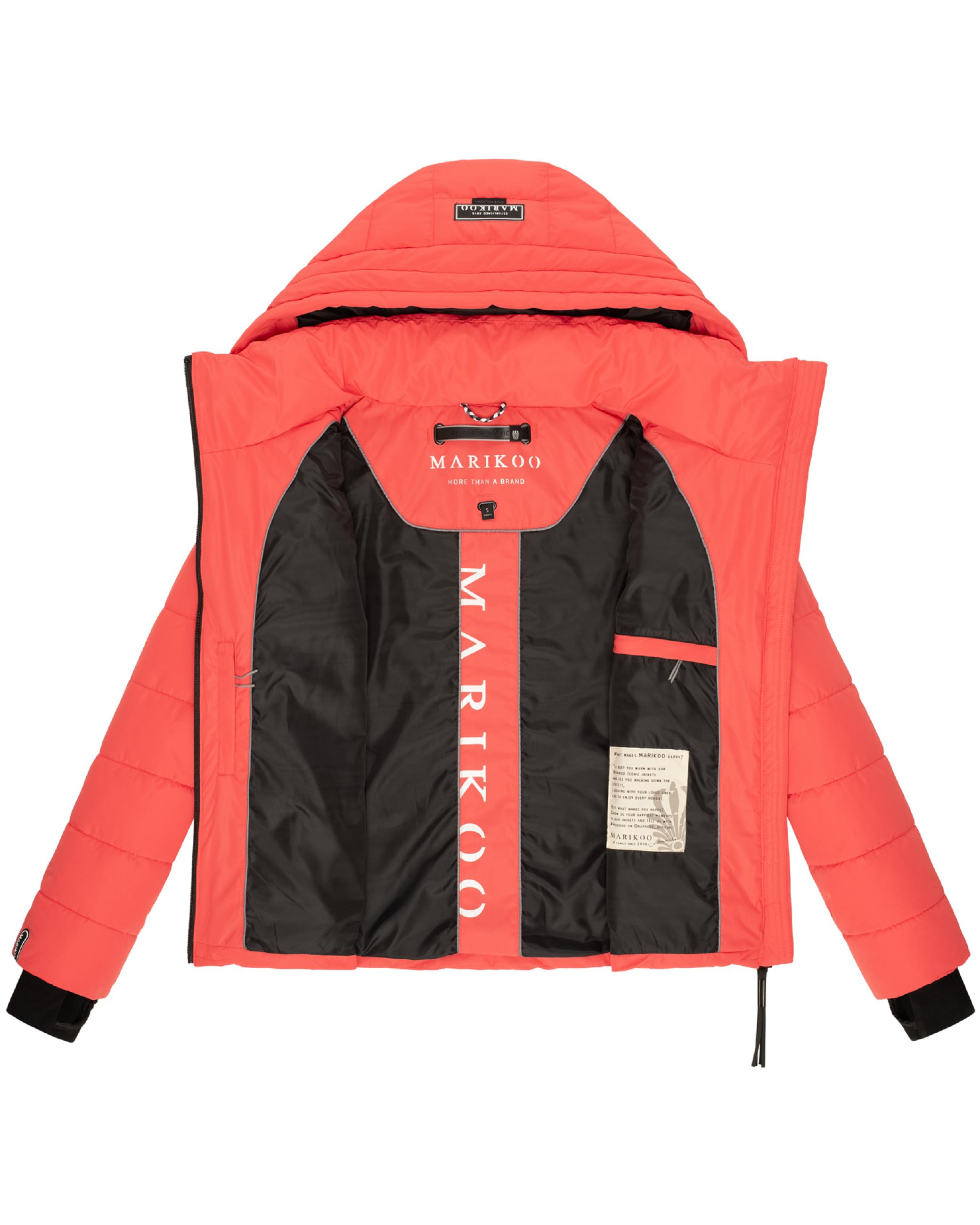 Steppjacke mit Kapuze "Samuiaa XVI" Coral Red