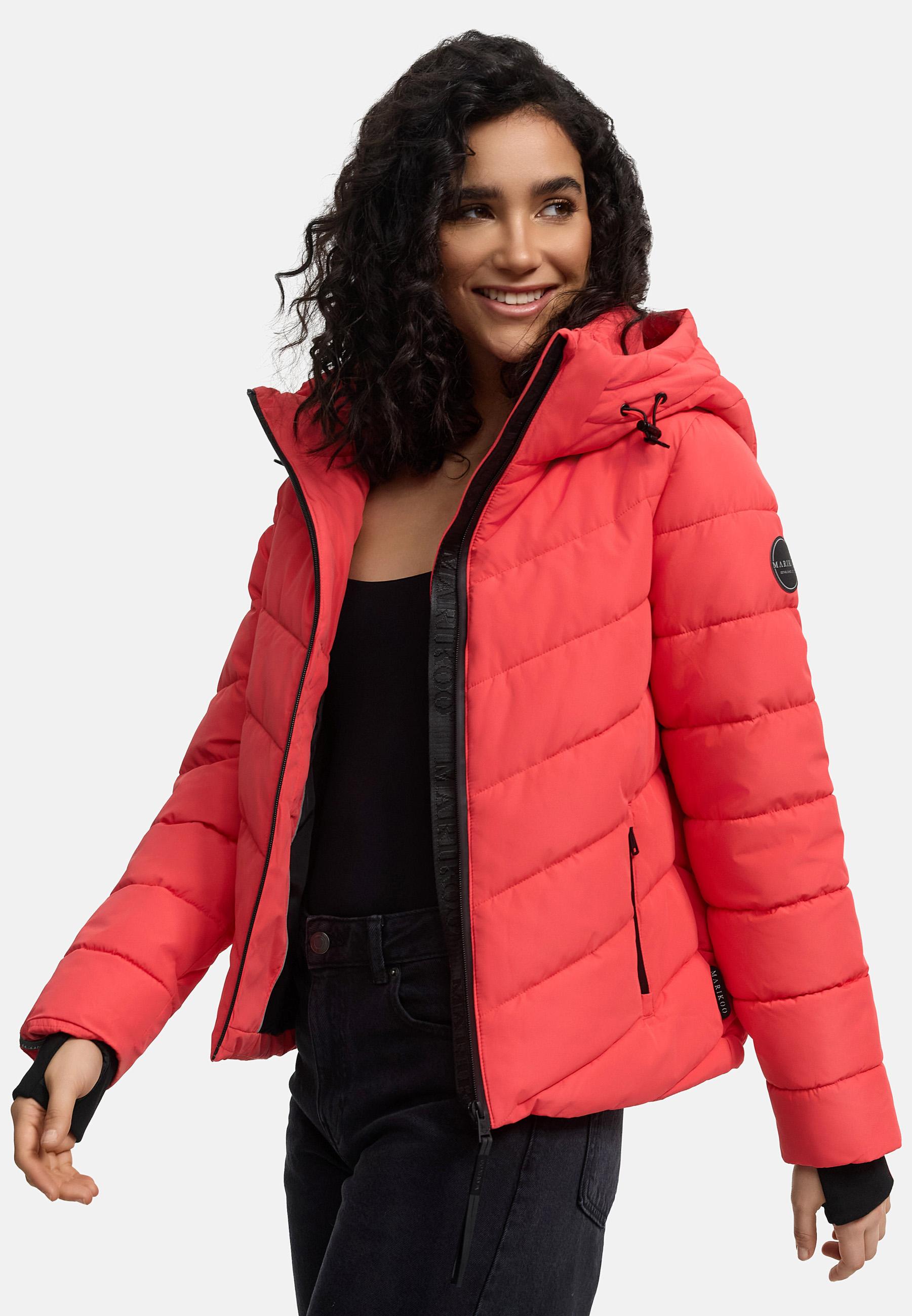 Steppjacke mit Kapuze "Samuiaa XVI" Coral Red