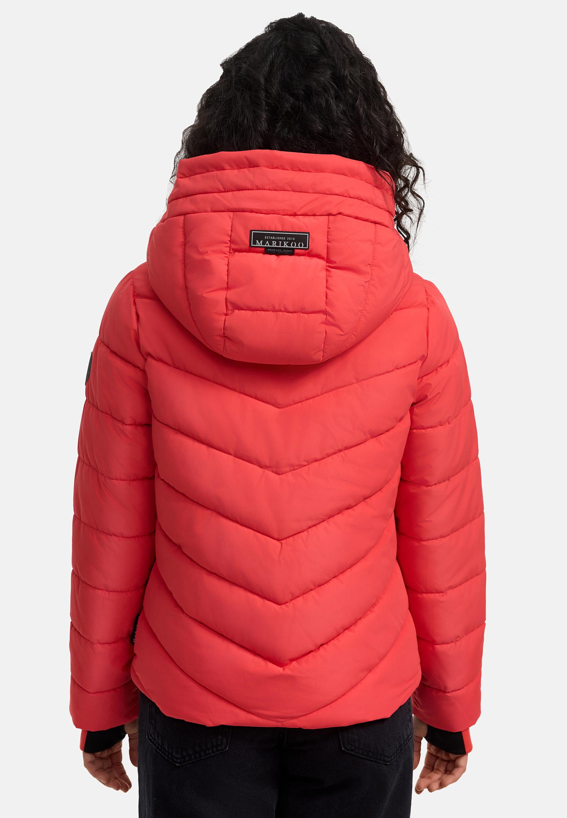 Steppjacke mit Kapuze "Samuiaa XVI" Coral Red