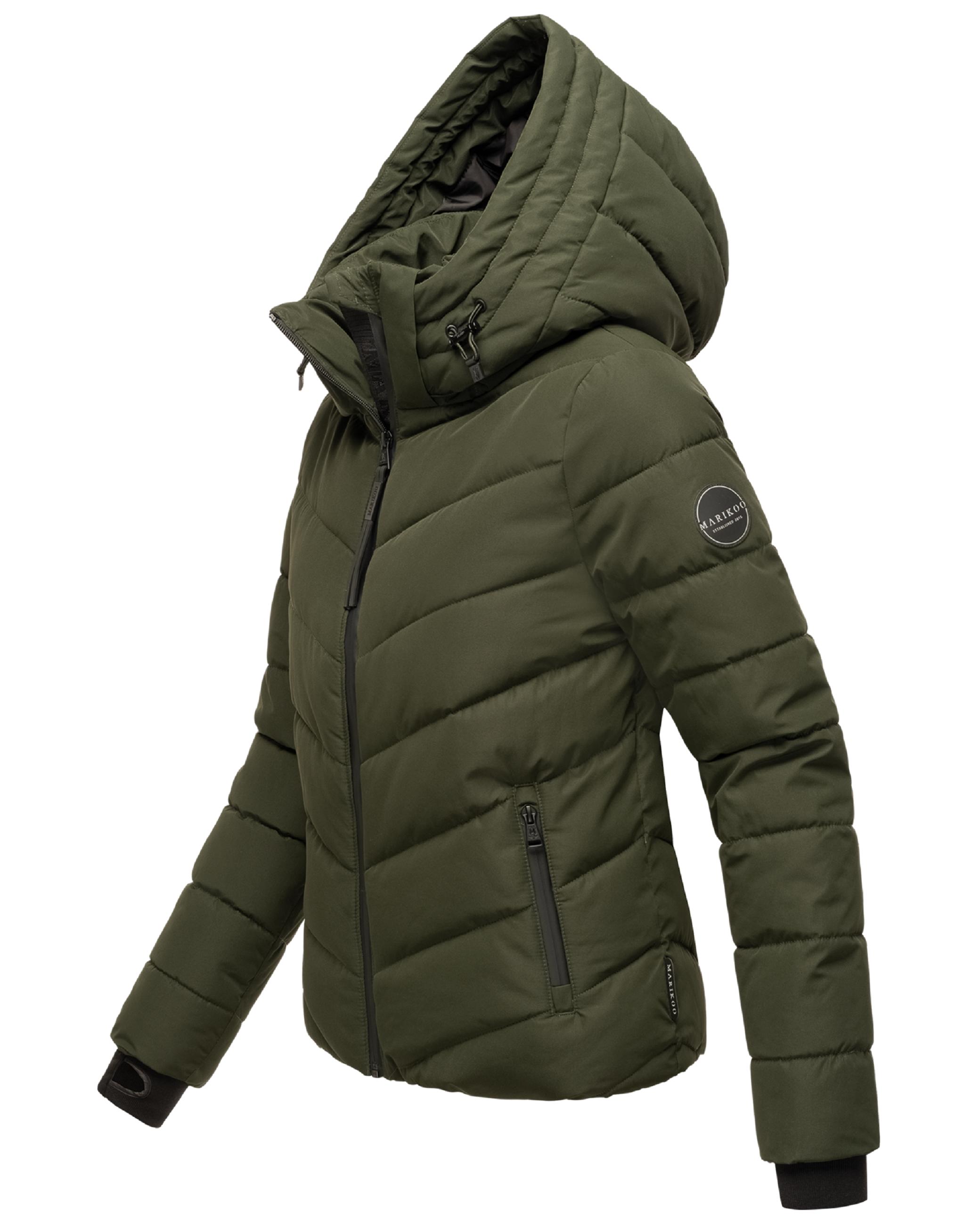 Steppjacke mit Kapuze "Samuiaa XVI" Dark Olive