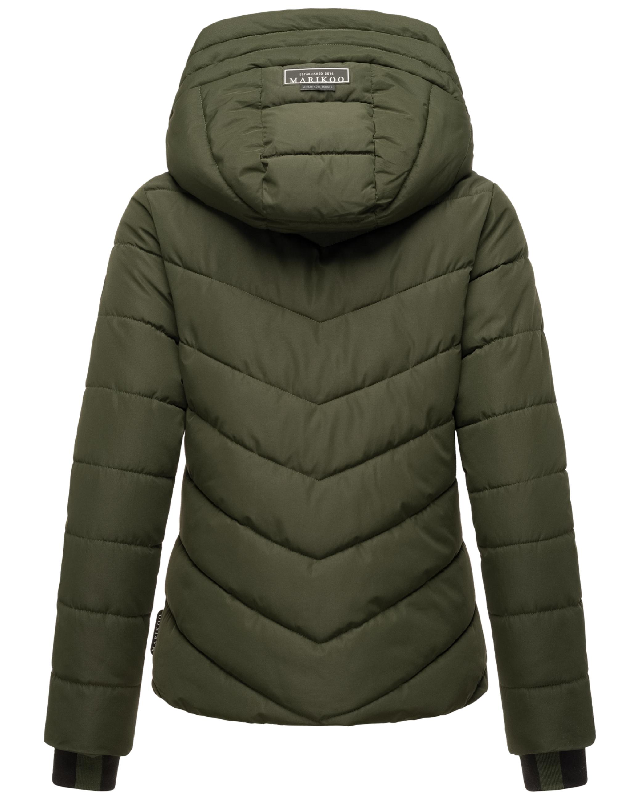 Steppjacke mit Kapuze "Samuiaa XVI" Dark Olive