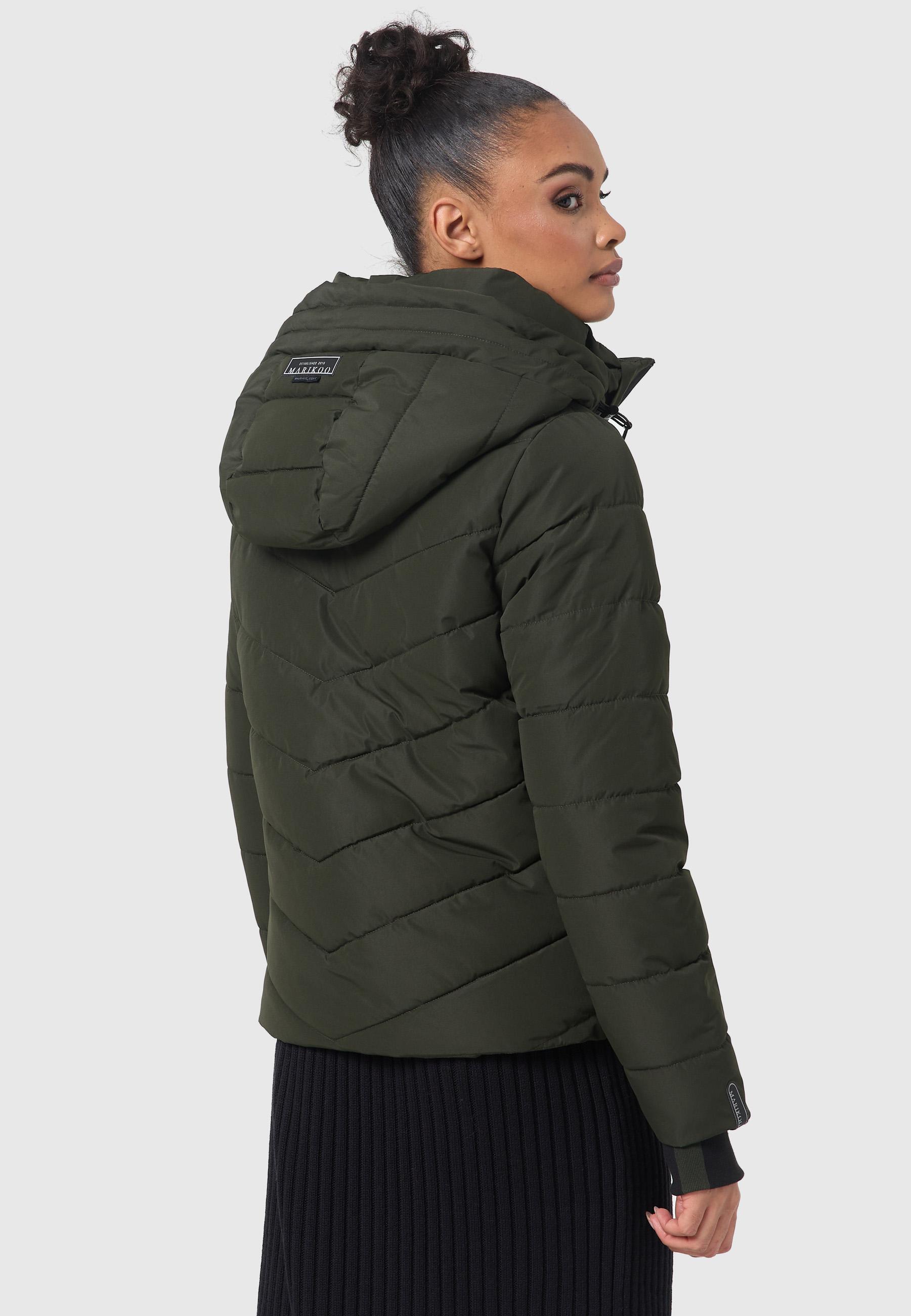 Steppjacke mit Kapuze "Samuiaa XVI" Dark Olive