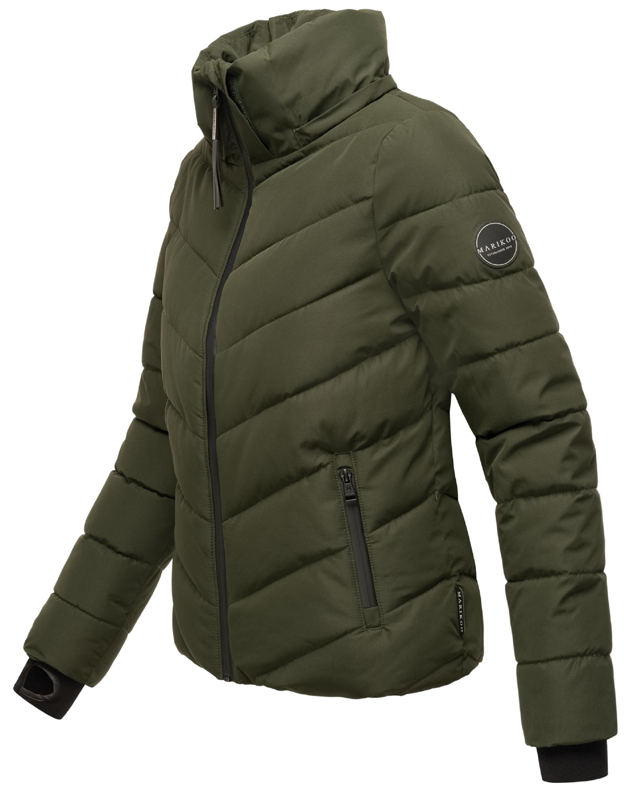 Steppjacke mit Kapuze "Samuiaa XVI" Dark Olive