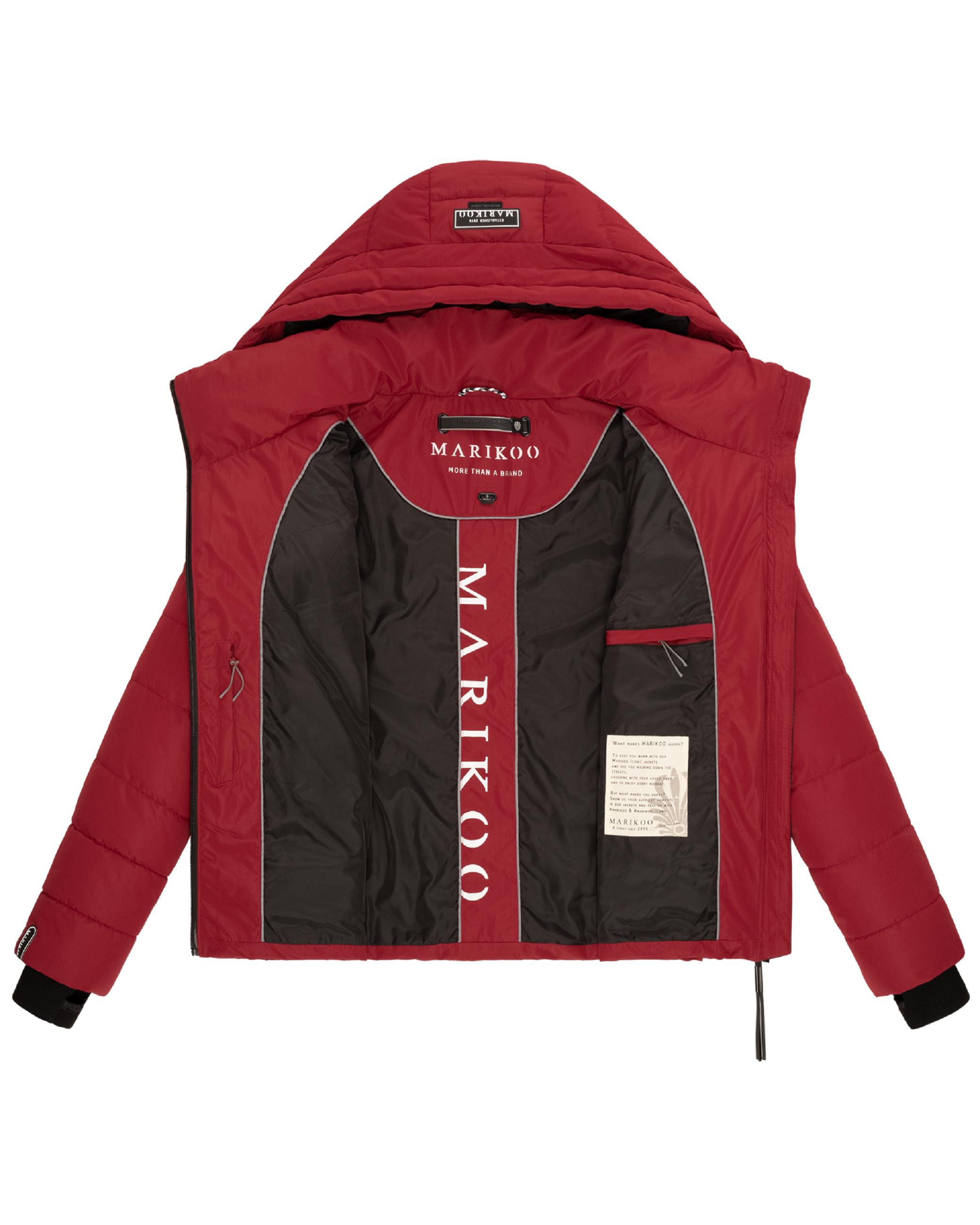 Steppjacke mit Kapuze "Samuiaa XVI" Dark Red