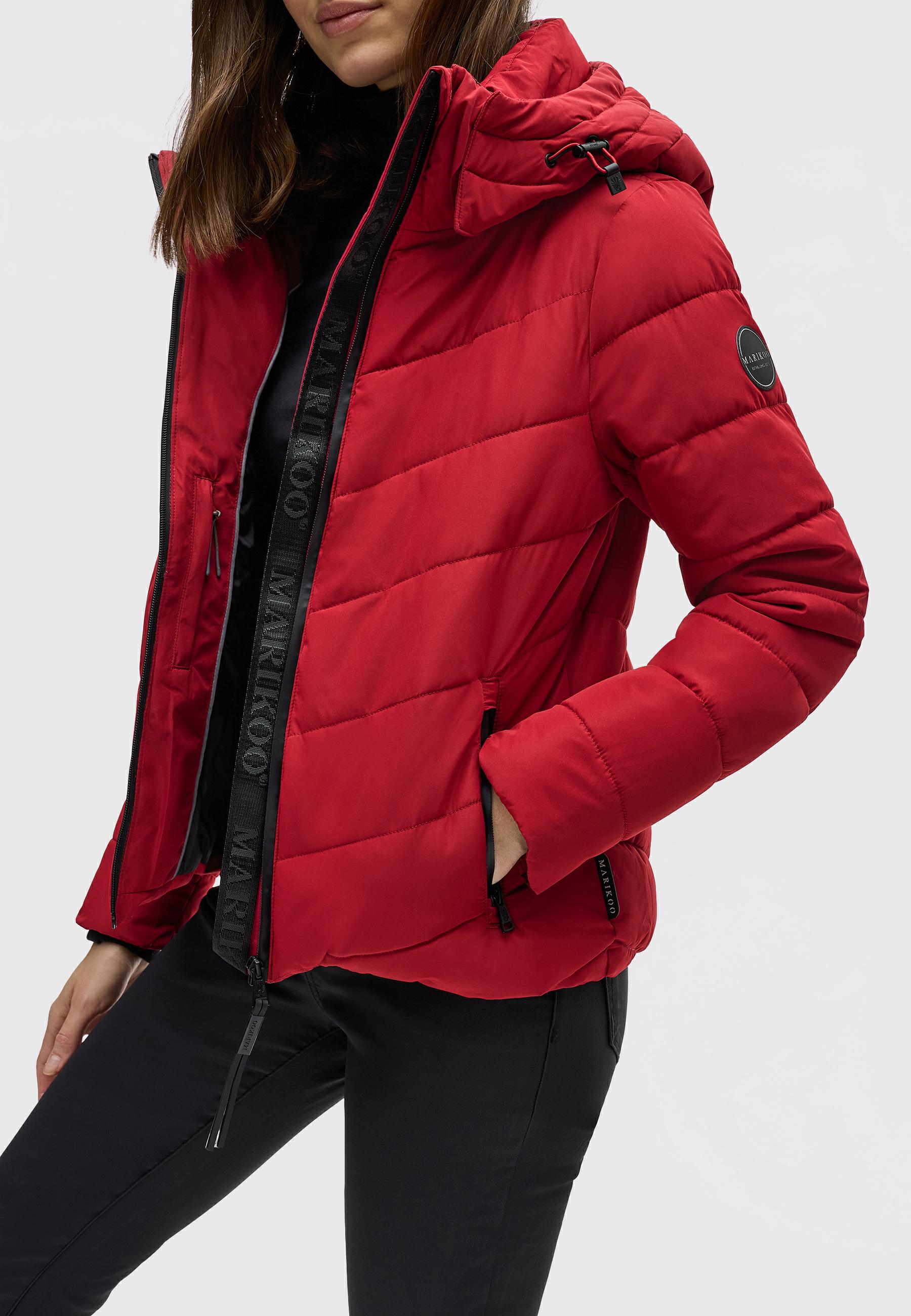 Steppjacke mit Kapuze "Samuiaa XVI" Dark Red