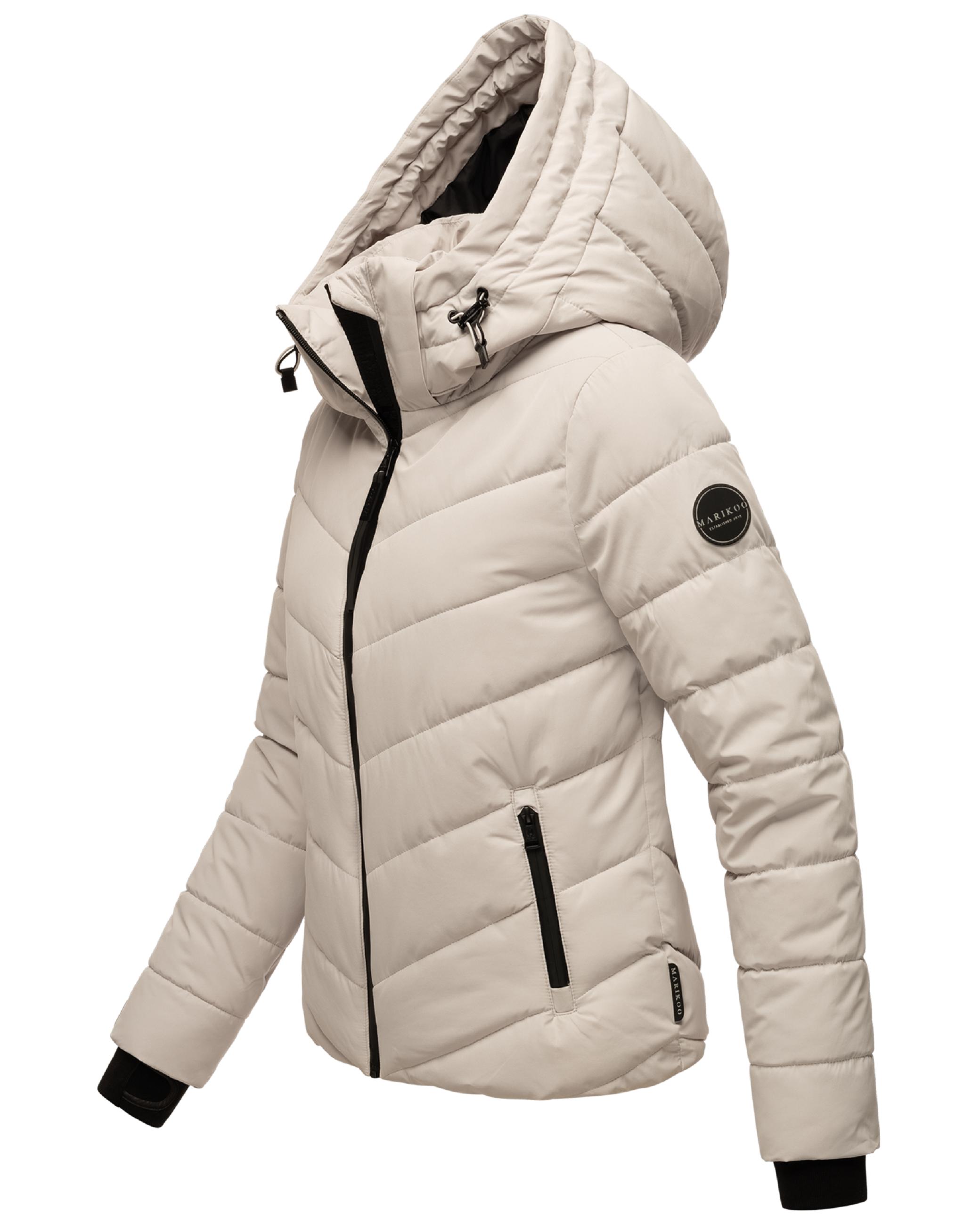 Steppjacke mit Kapuze "Samuiaa XVI" Light Grey