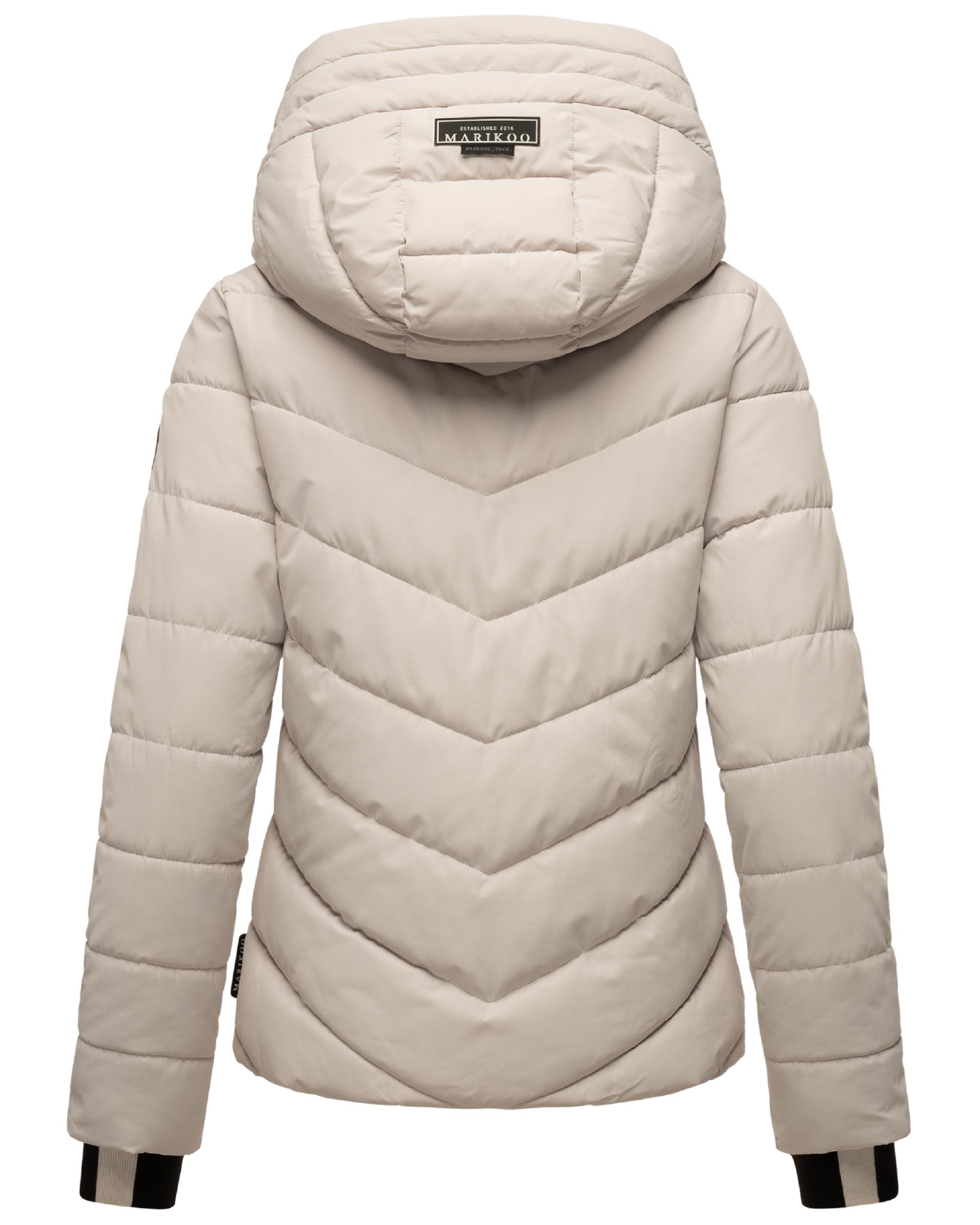 Steppjacke mit Kapuze "Samuiaa XVI" Light Grey