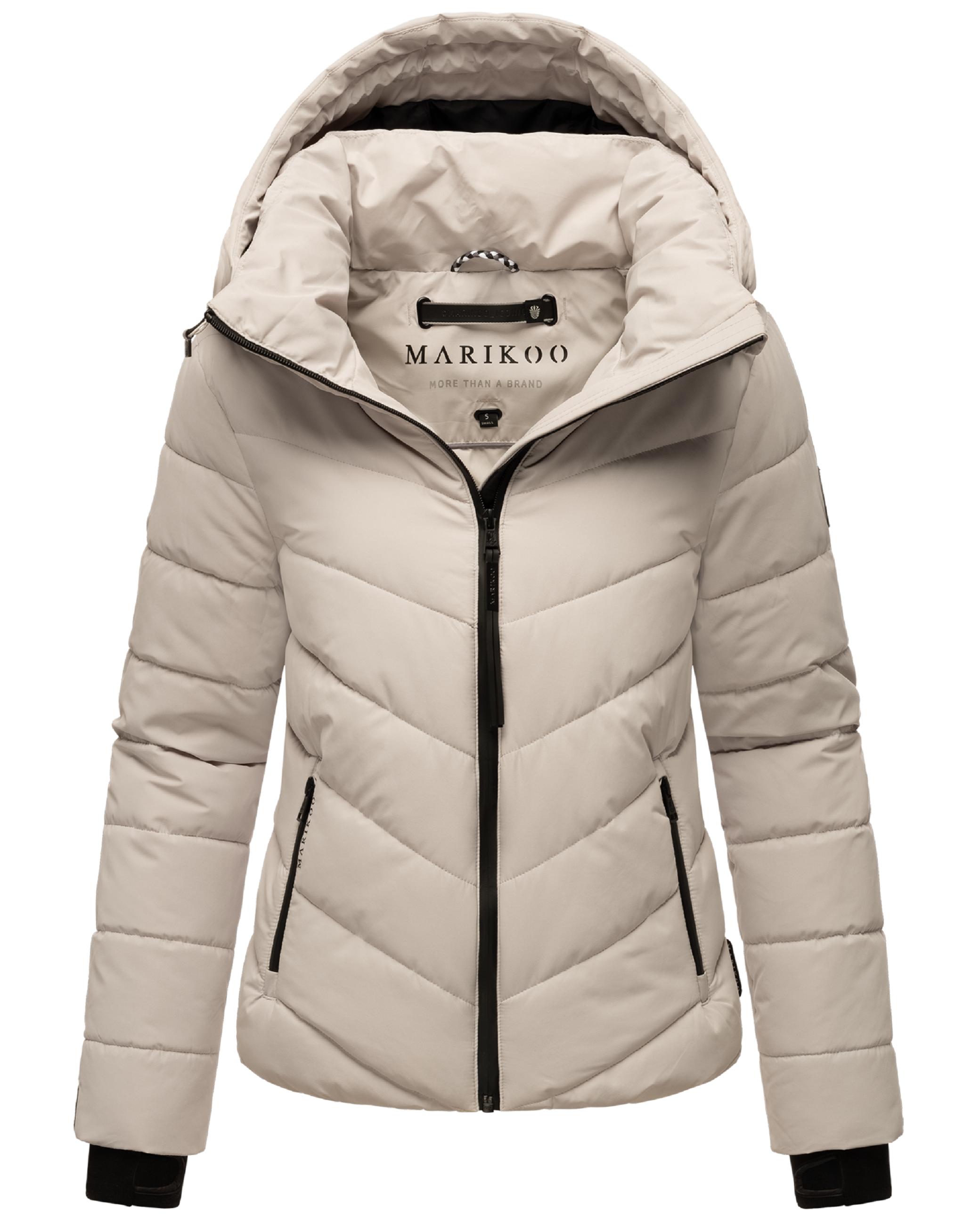 Steppjacke mit Kapuze "Samuiaa XVI" Light Grey