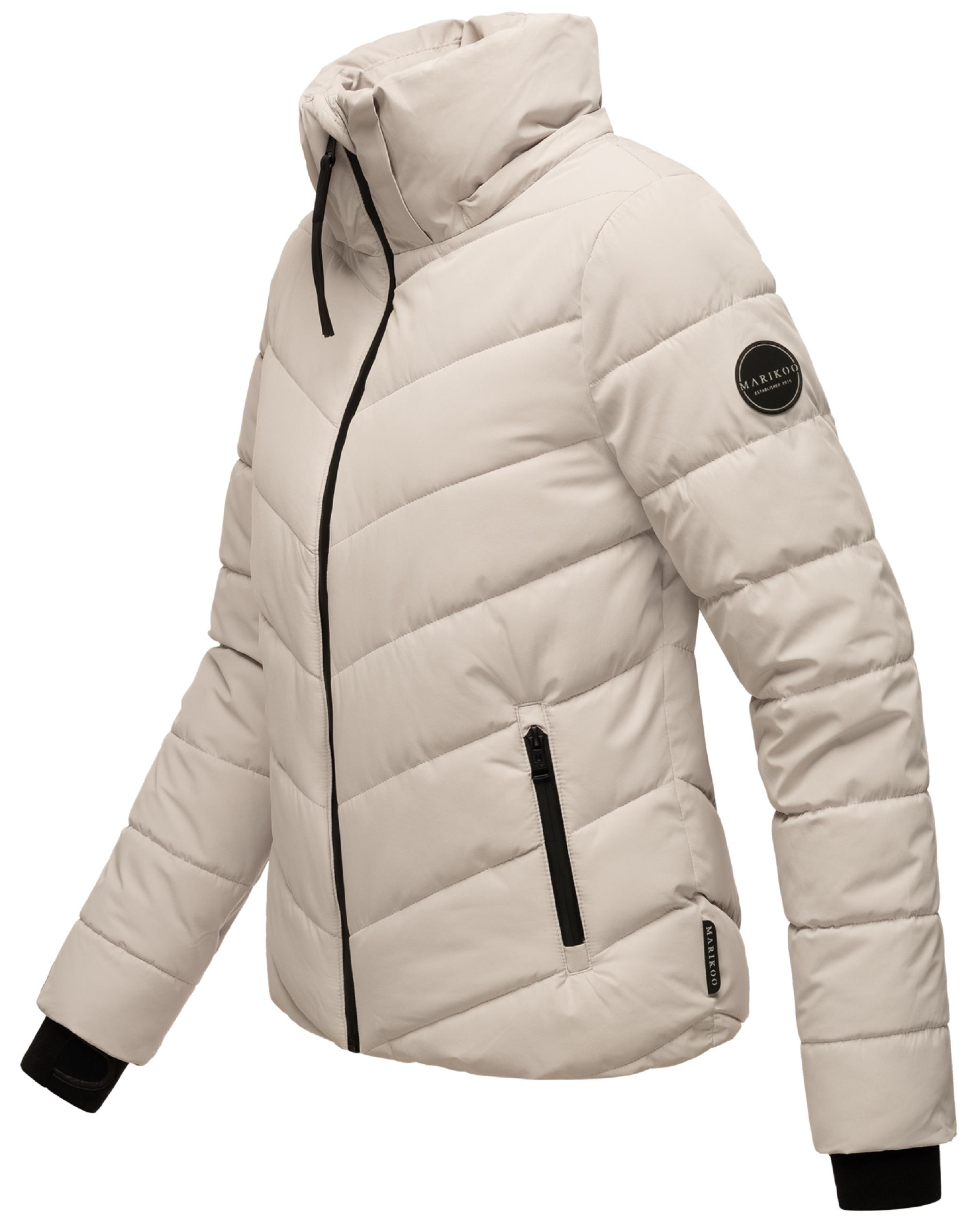 Steppjacke mit Kapuze "Samuiaa XVI" Light Grey