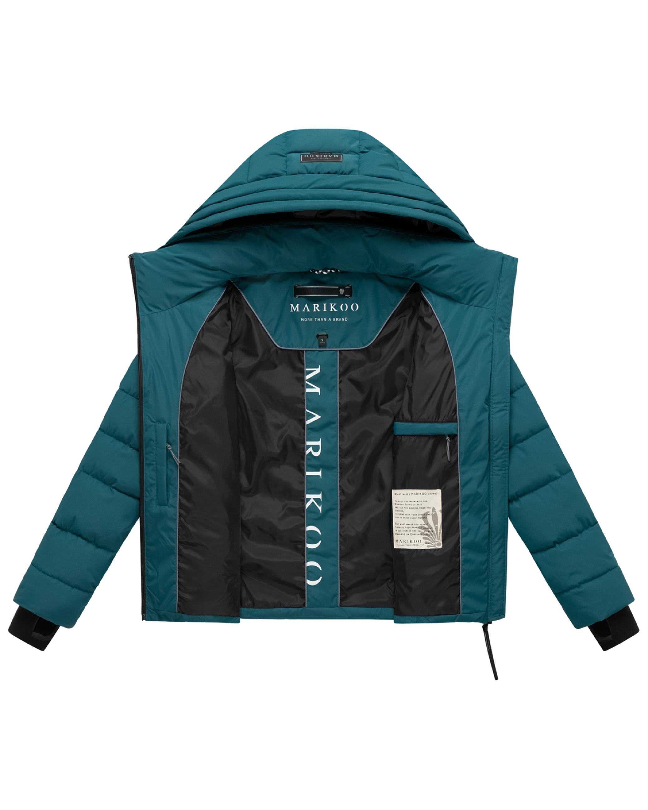 Steppjacke mit Kapuze "Samuiaa XVI" Ocean Green