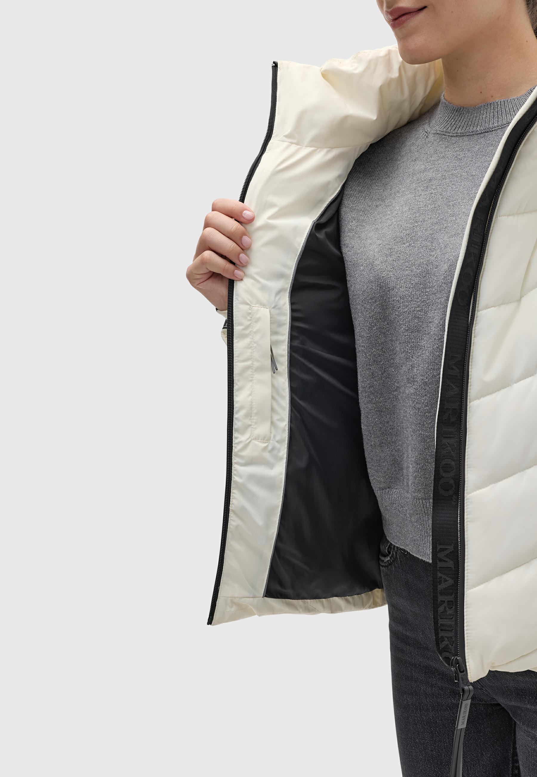 Steppjacke mit Kapuze "Samuiaa XVI" Offwhite