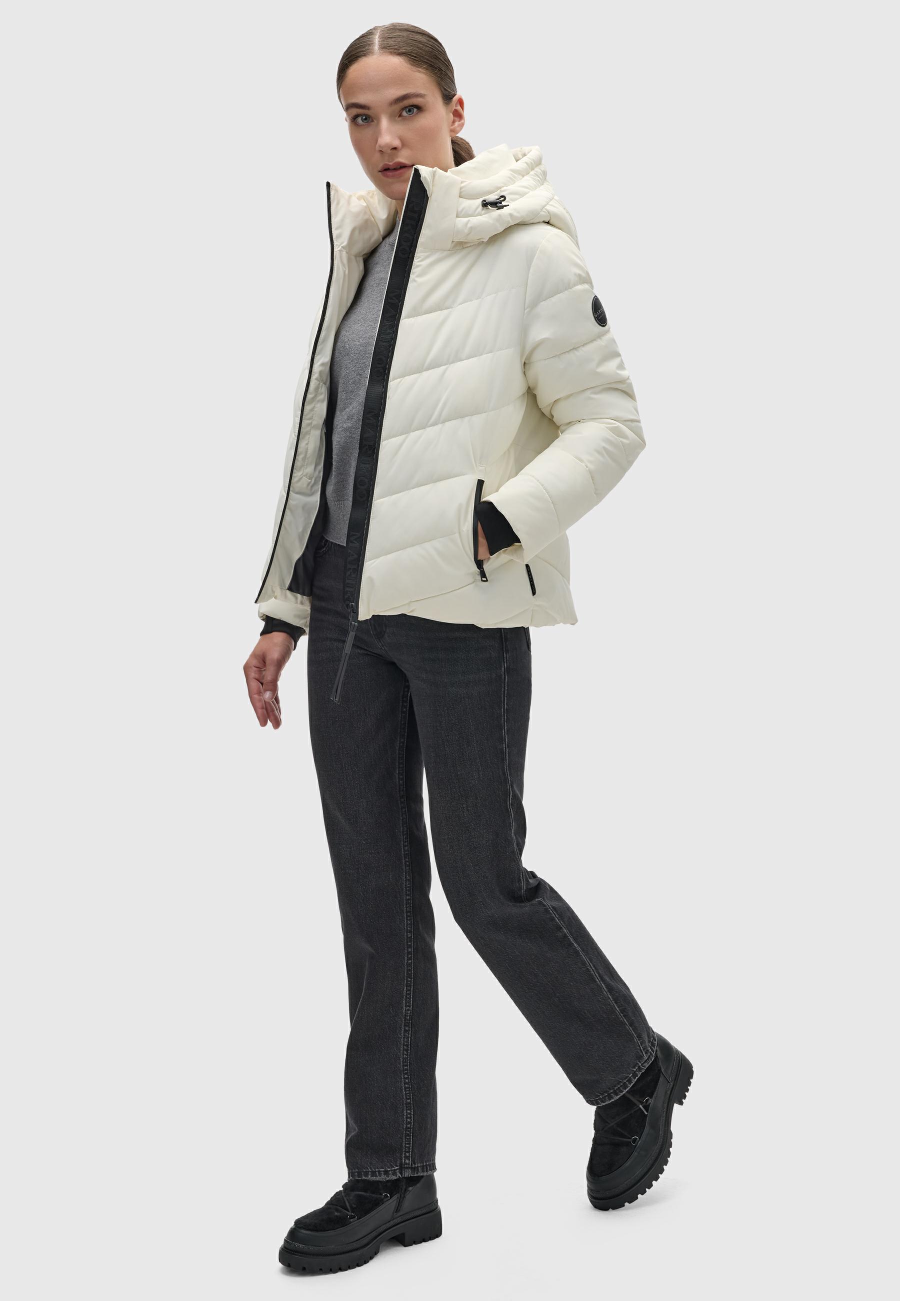 Steppjacke mit Kapuze "Samuiaa XVI" Offwhite