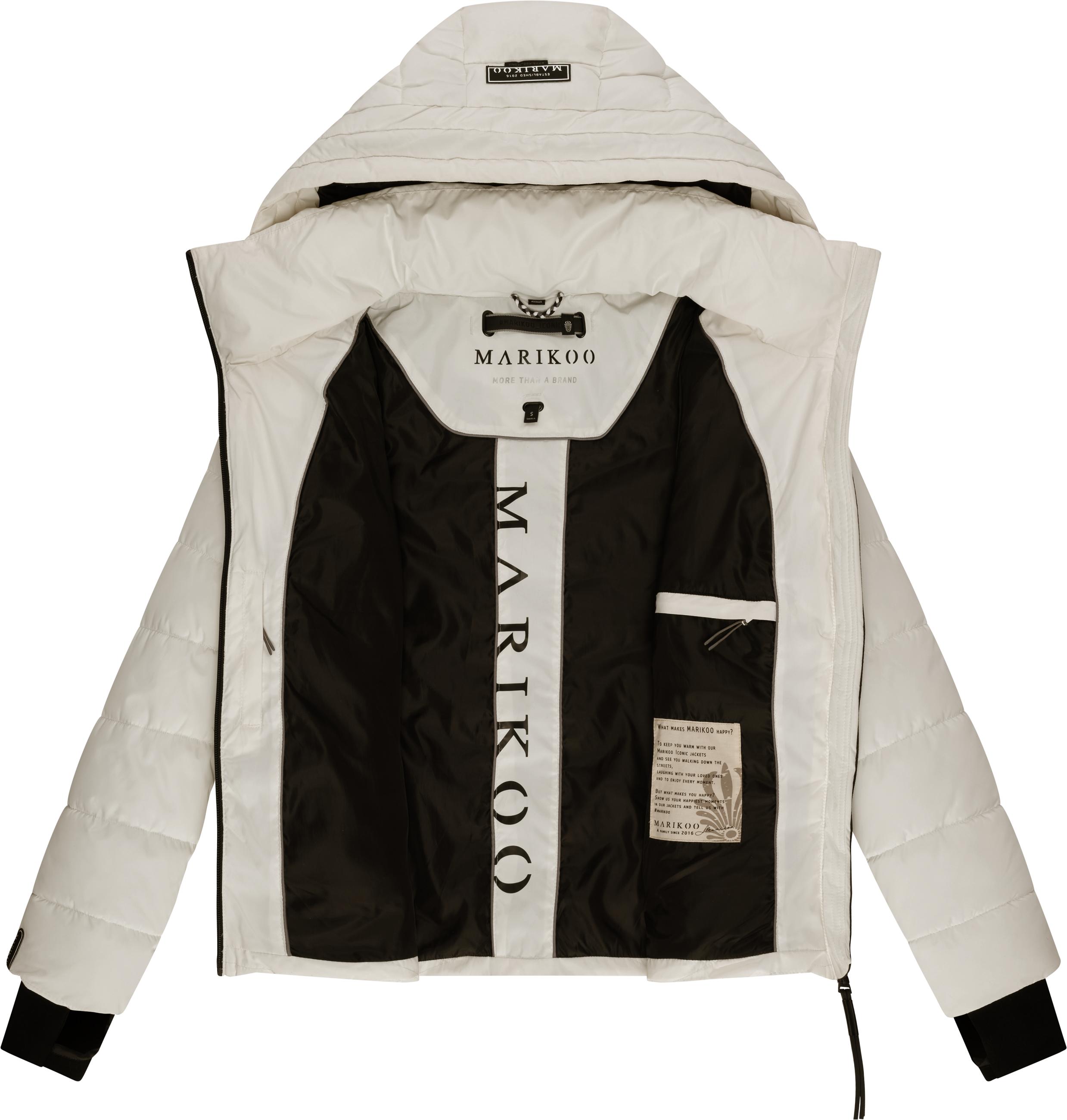 Steppjacke mit Kapuze "Samuiaa XVI" Offwhite