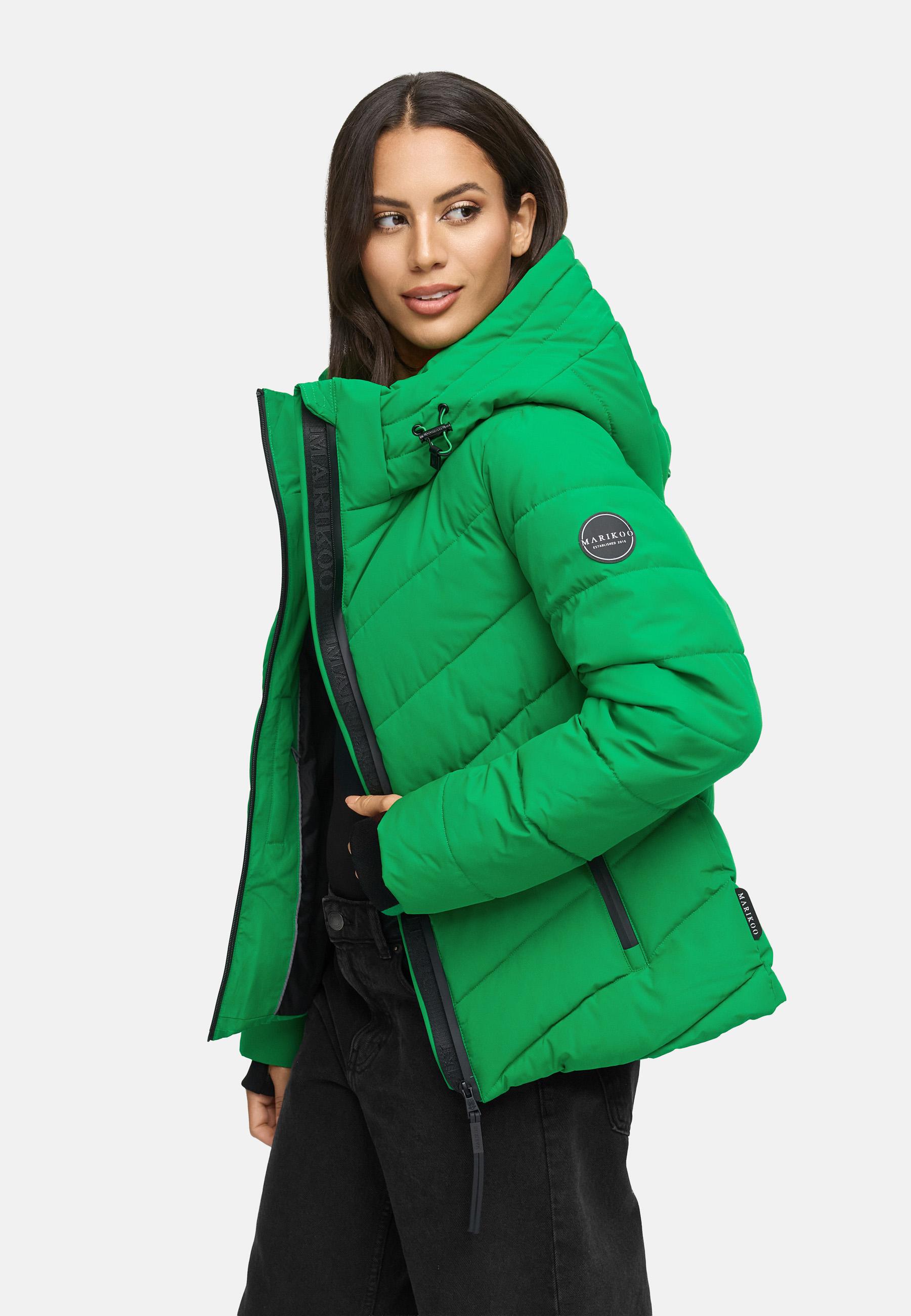 Steppjacke mit Kapuze "Samuiaa XVI" Smaragd Green
